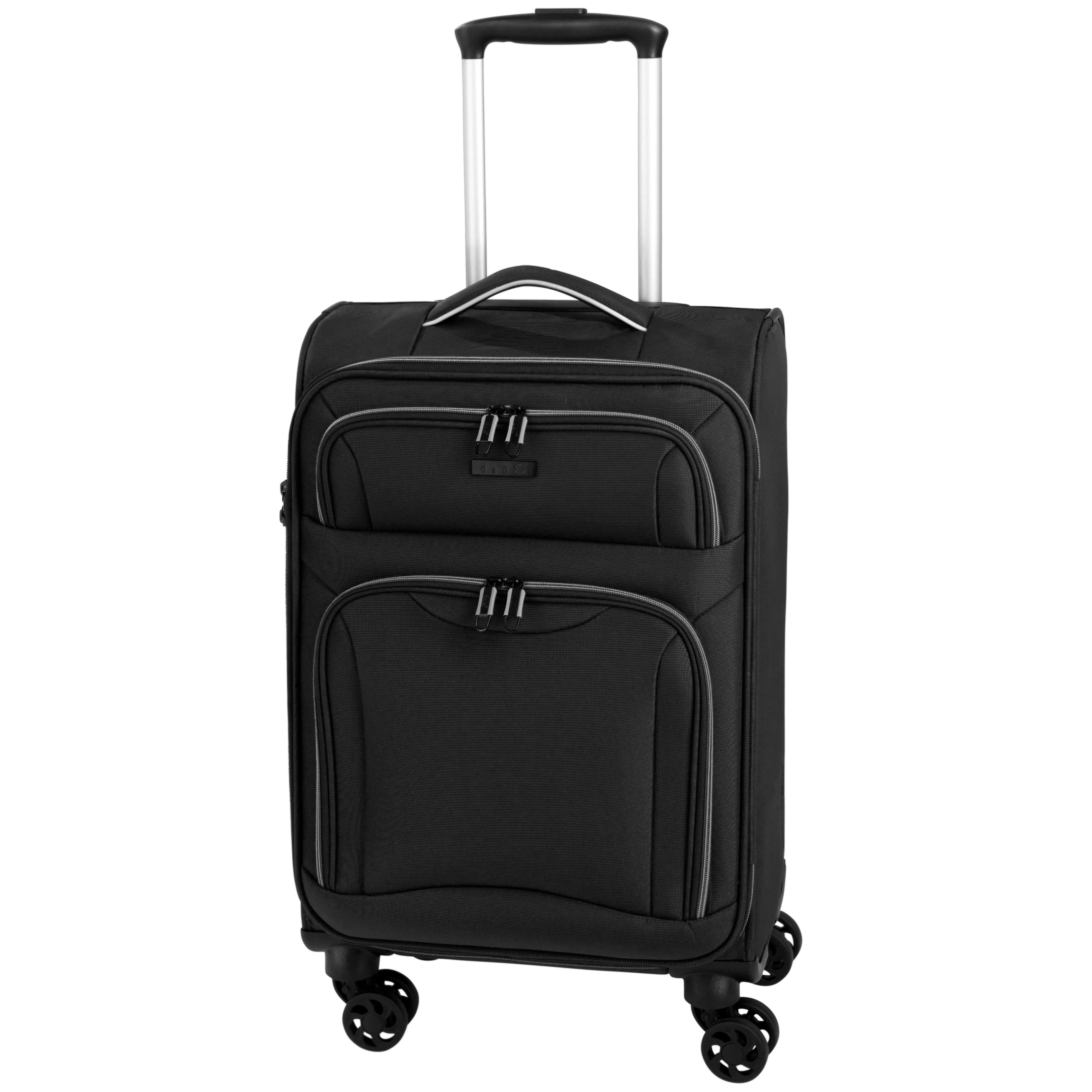 d&n Travel Line 9204 4-wheel trolley 66 cm - Black