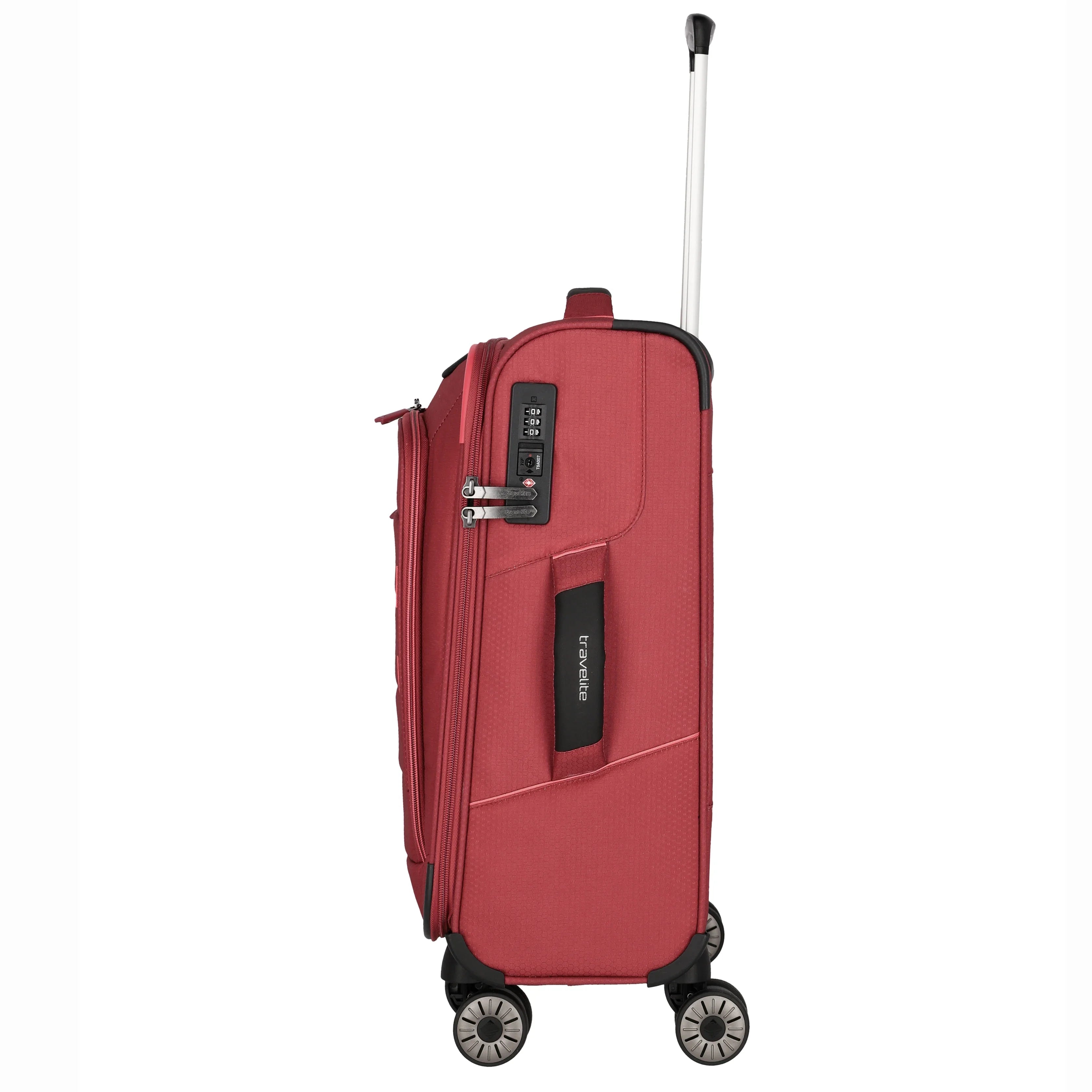 Travelite Skaii 4-Rollen Trolley 55 cm - Panoramablau