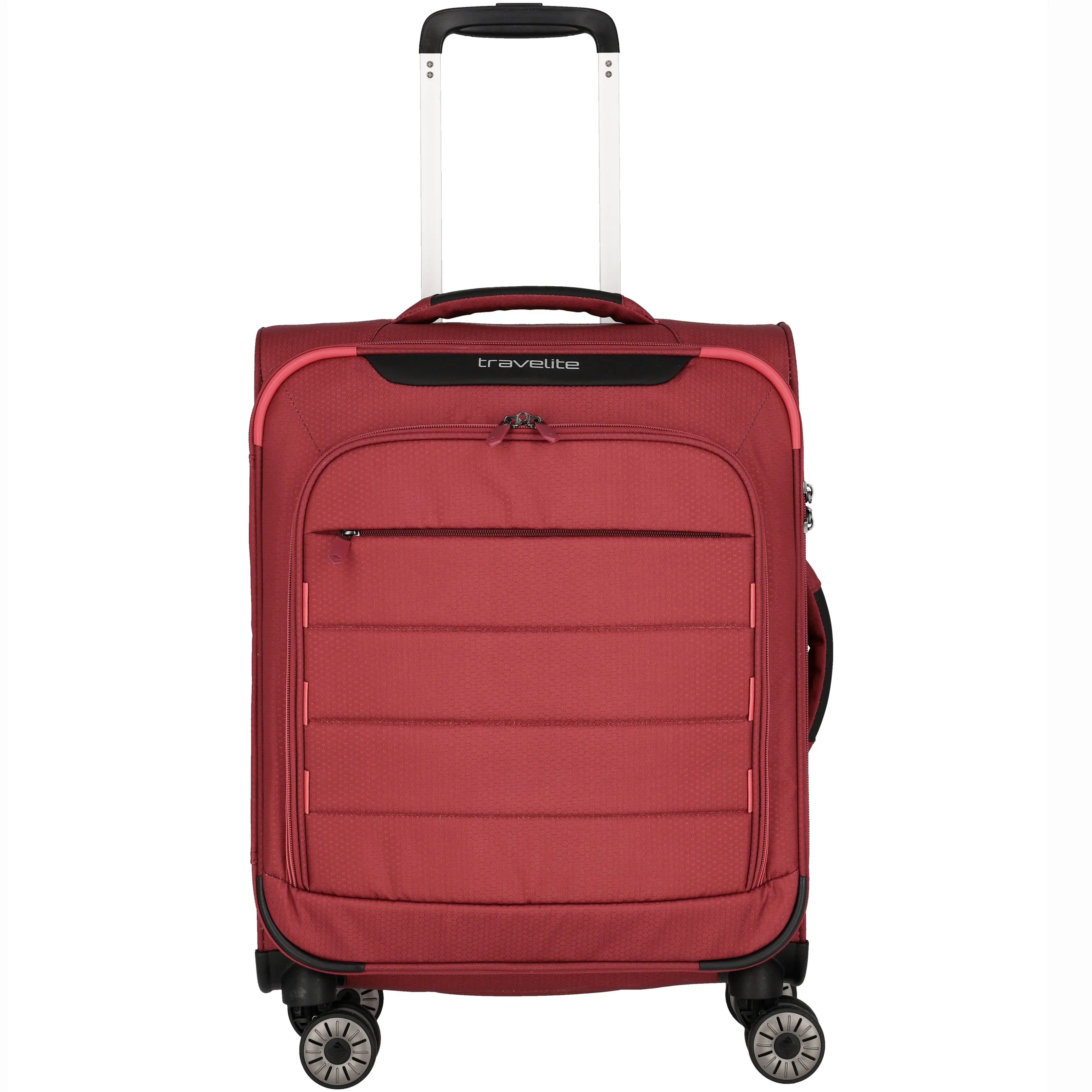 Travelite Skaii 4-Rollen Trolley 55 cm - Panoramablau