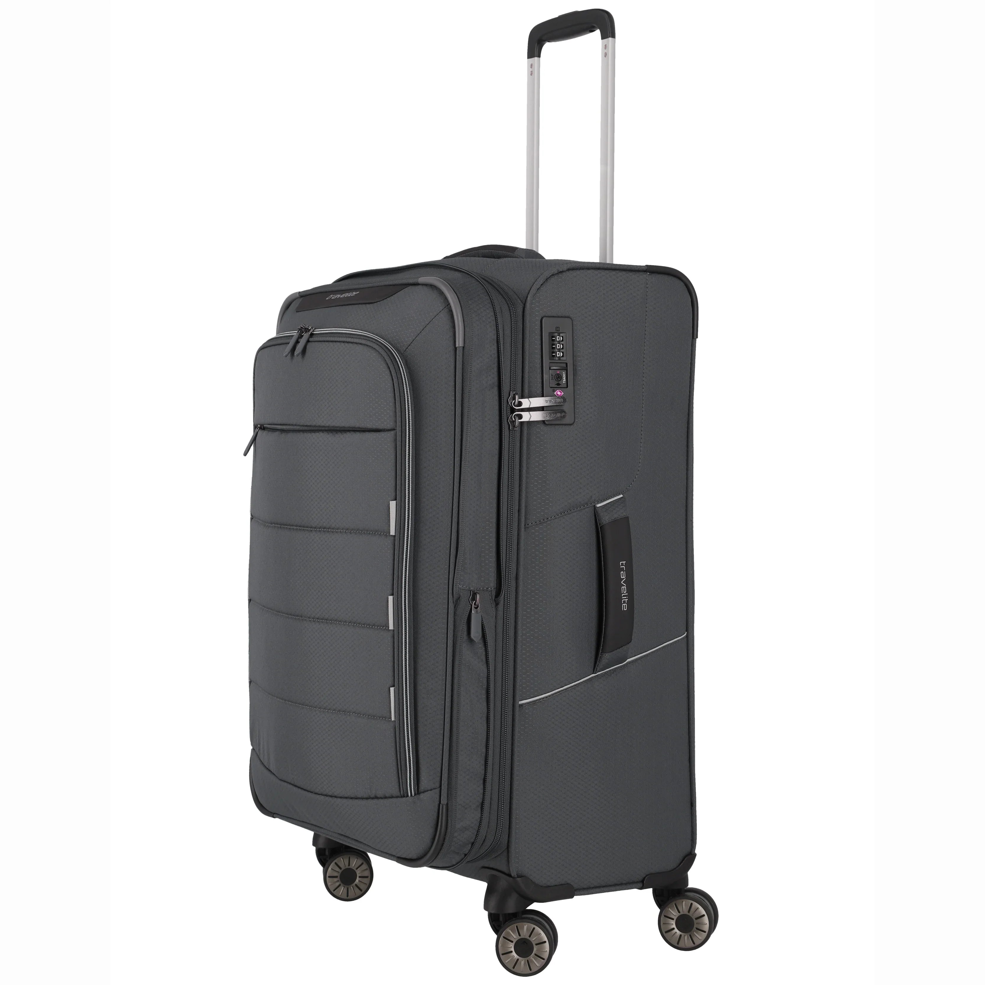 Travelite Skaii 4-wheel trolley 67 cm - panoramic blue
