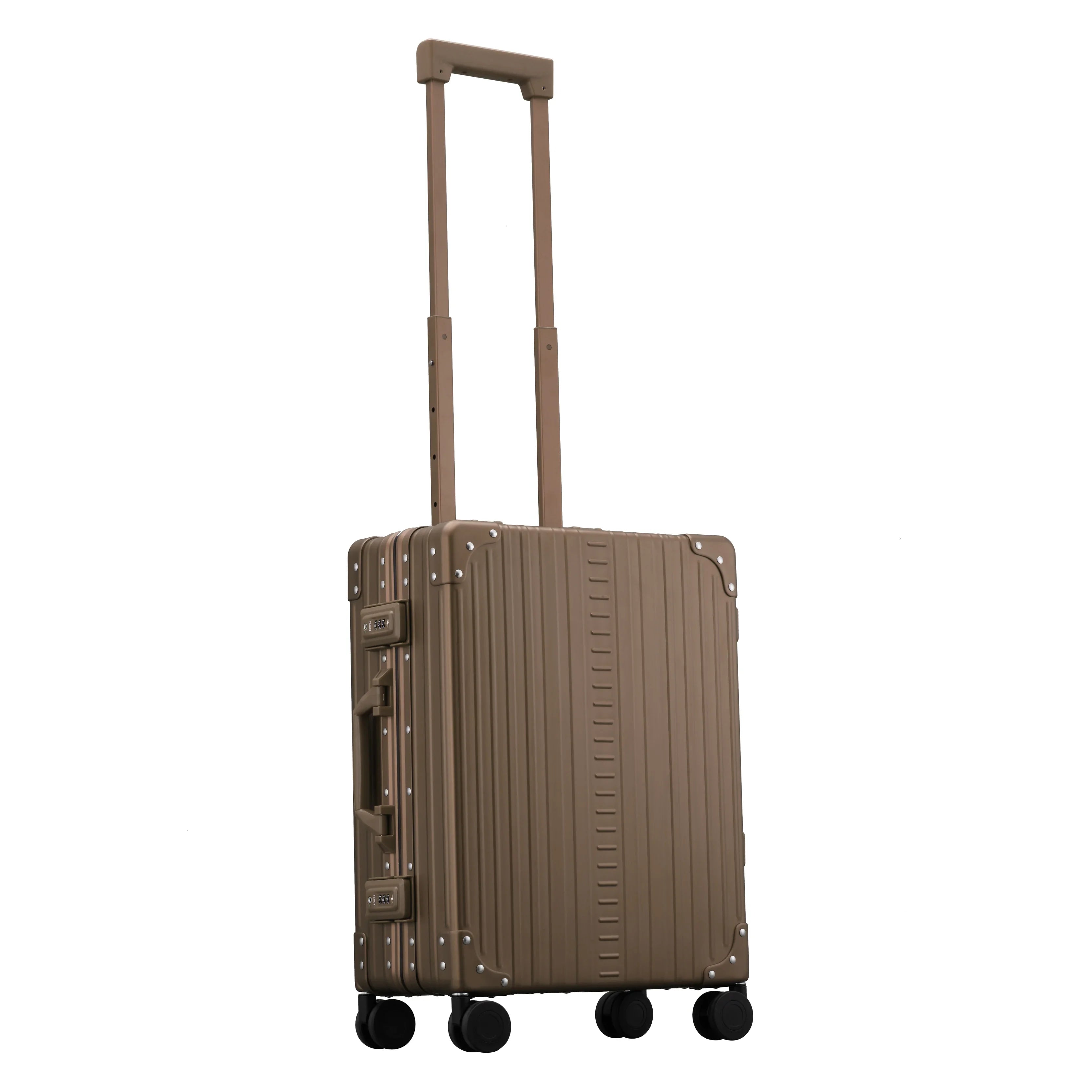 Aleon International Carry-On 4-Rollen Kabinentrolley 55 cm - Bronce