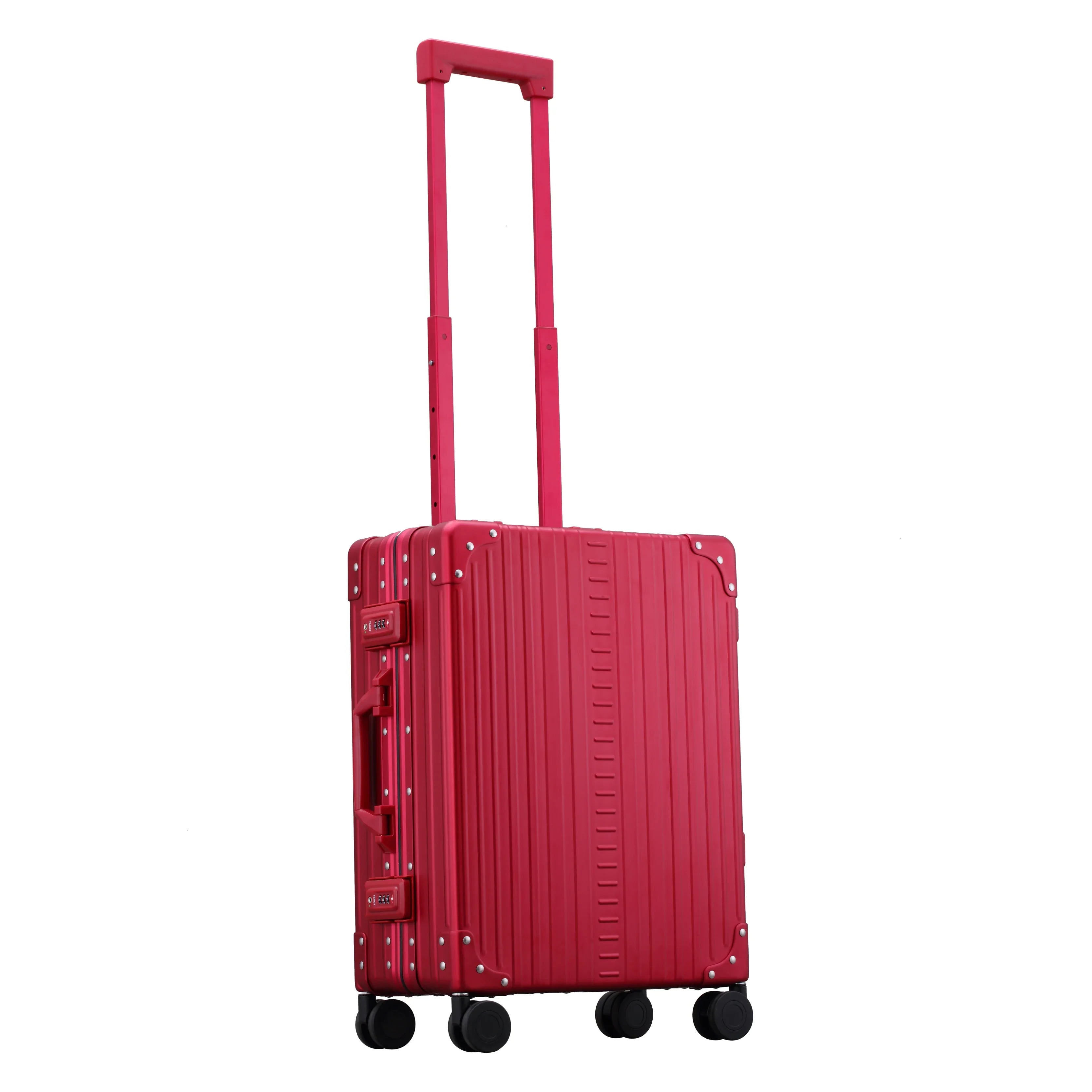 Aleon International Carry-On 4-Rollen Kabinentrolley 55 cm - Ruby