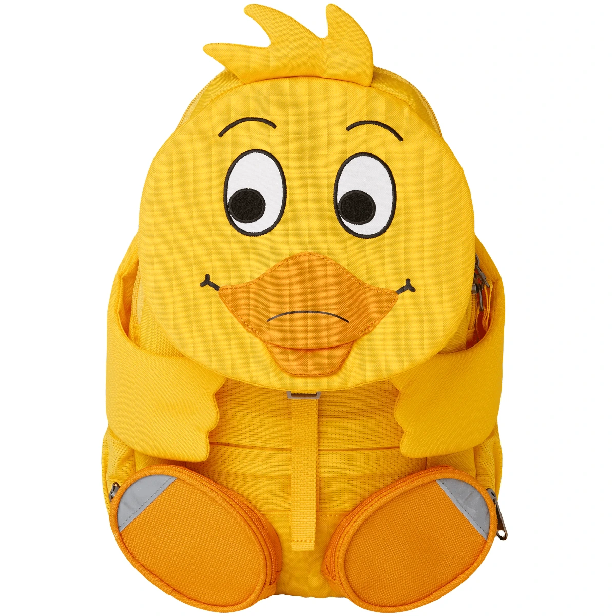 Frontansicht Large Friend Kinderrucksack von Affenzahn im WDR Ente Motiv