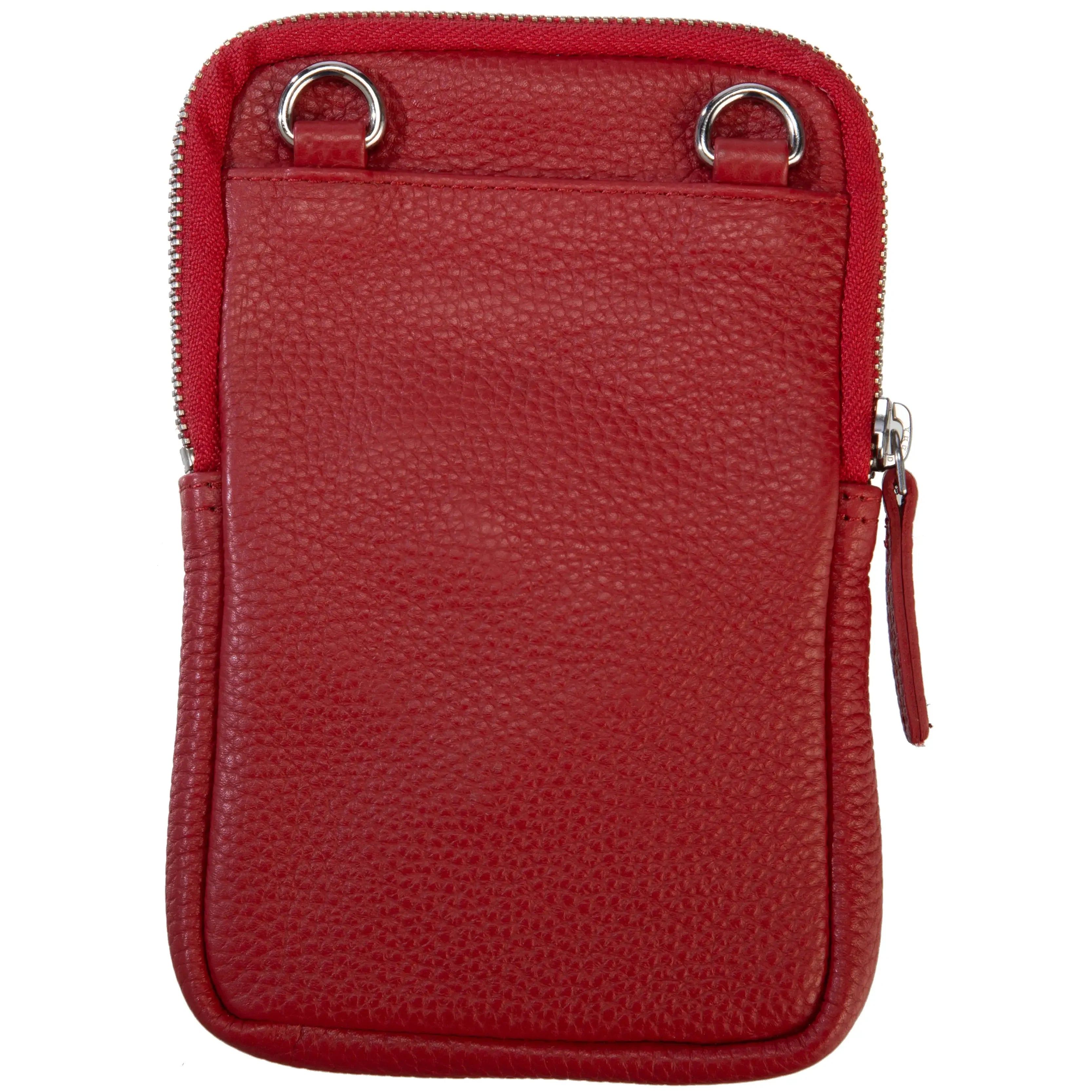 koffer-direkt.de Prato Handy Umhängetasche 19 cm - lavenda