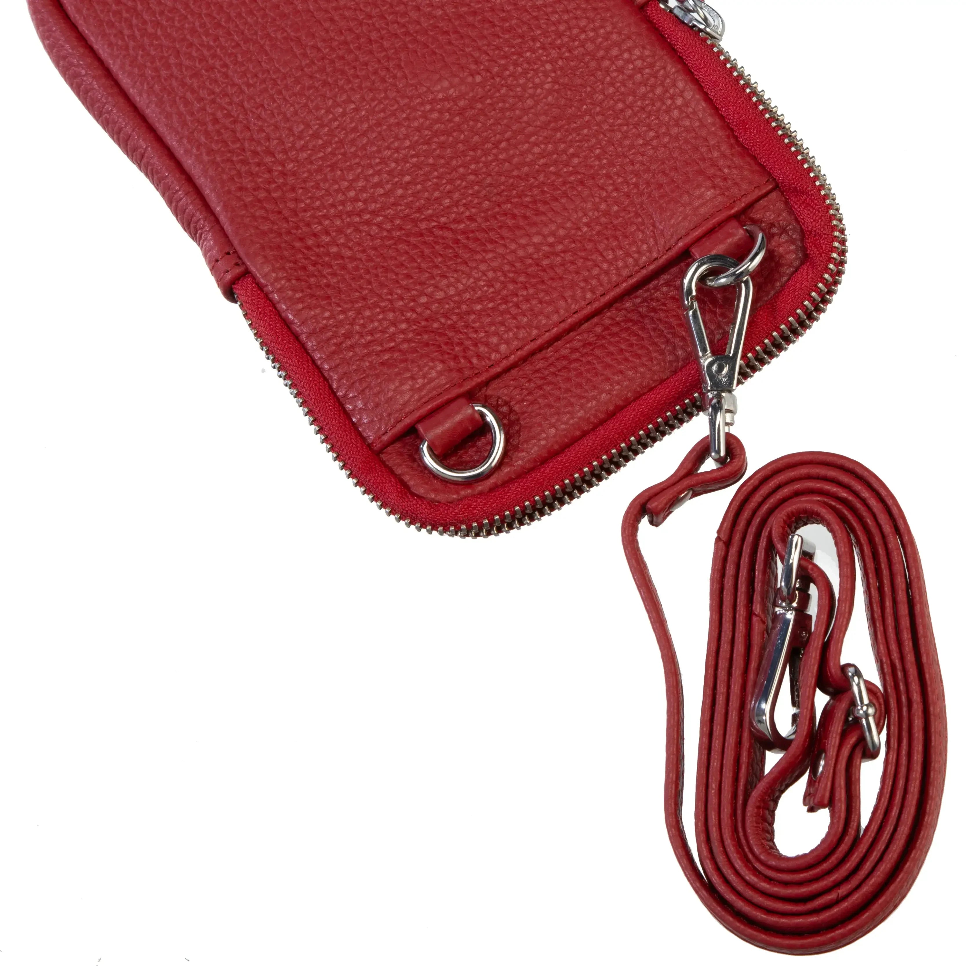 koffer-direkt.de Prato Handy Umhängetasche 19 cm - lavenda