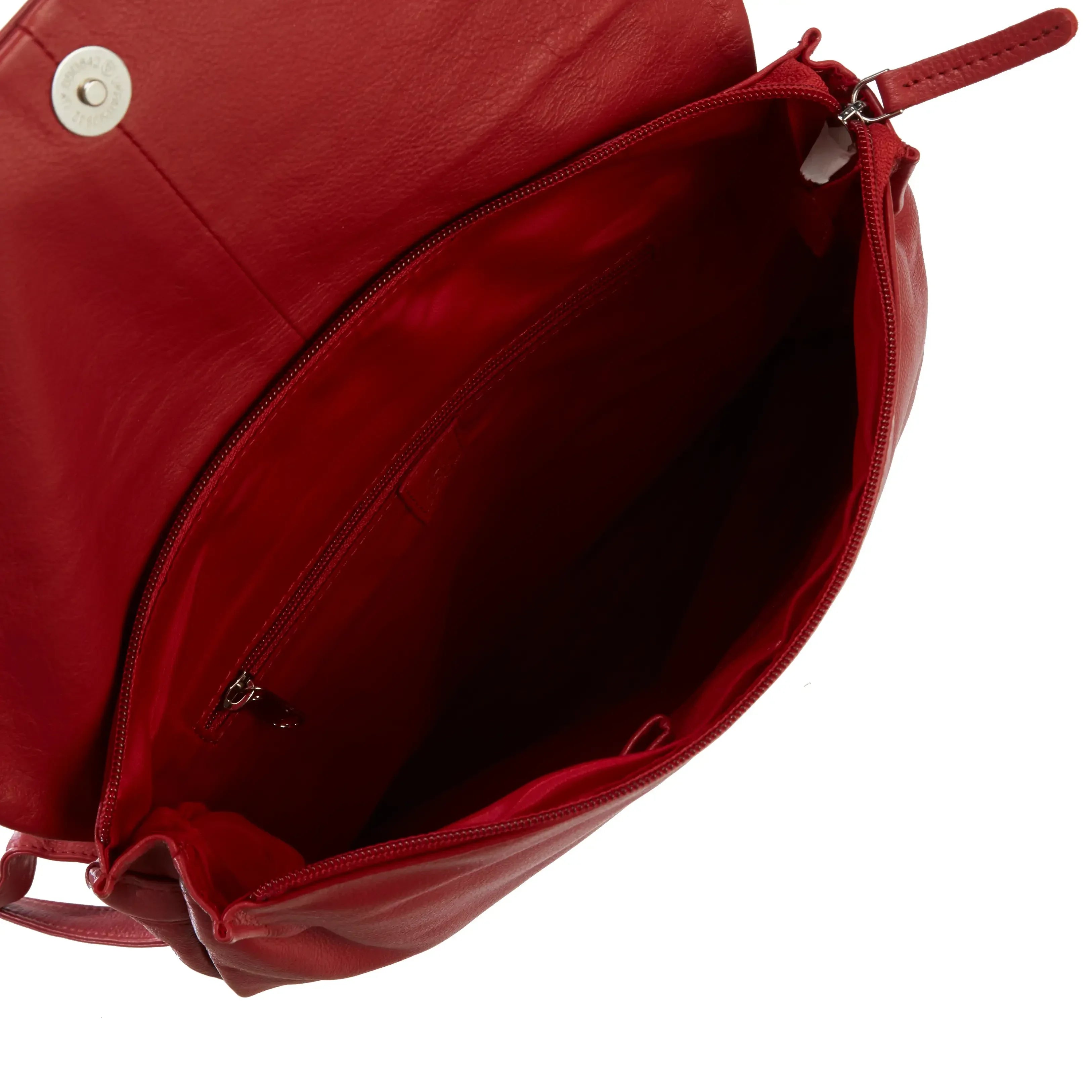 koffer-direkt.de Prato Lederrucksack 34 cm - lavenda