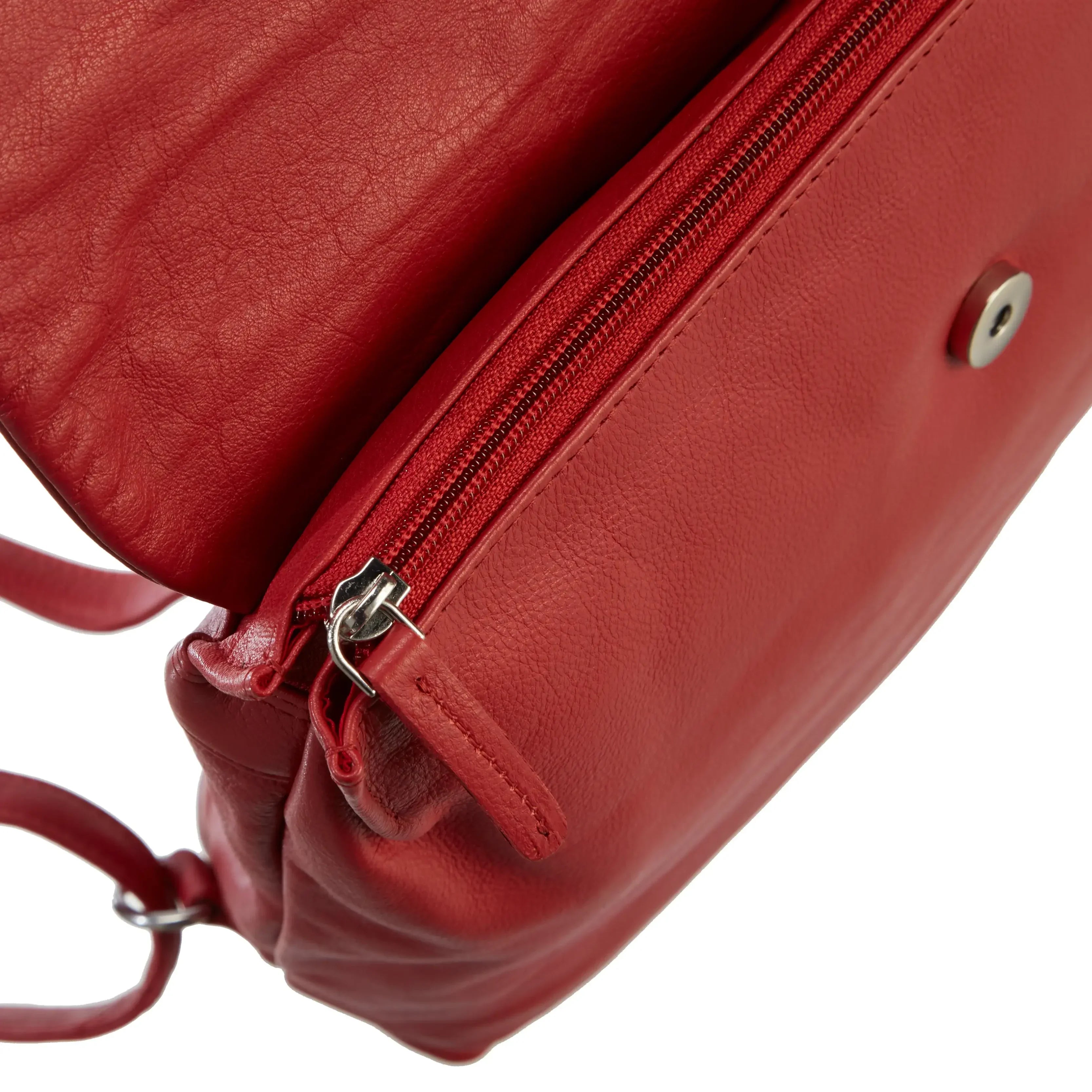 koffer-direkt.de Prato Lederrucksack 34 cm - lavenda