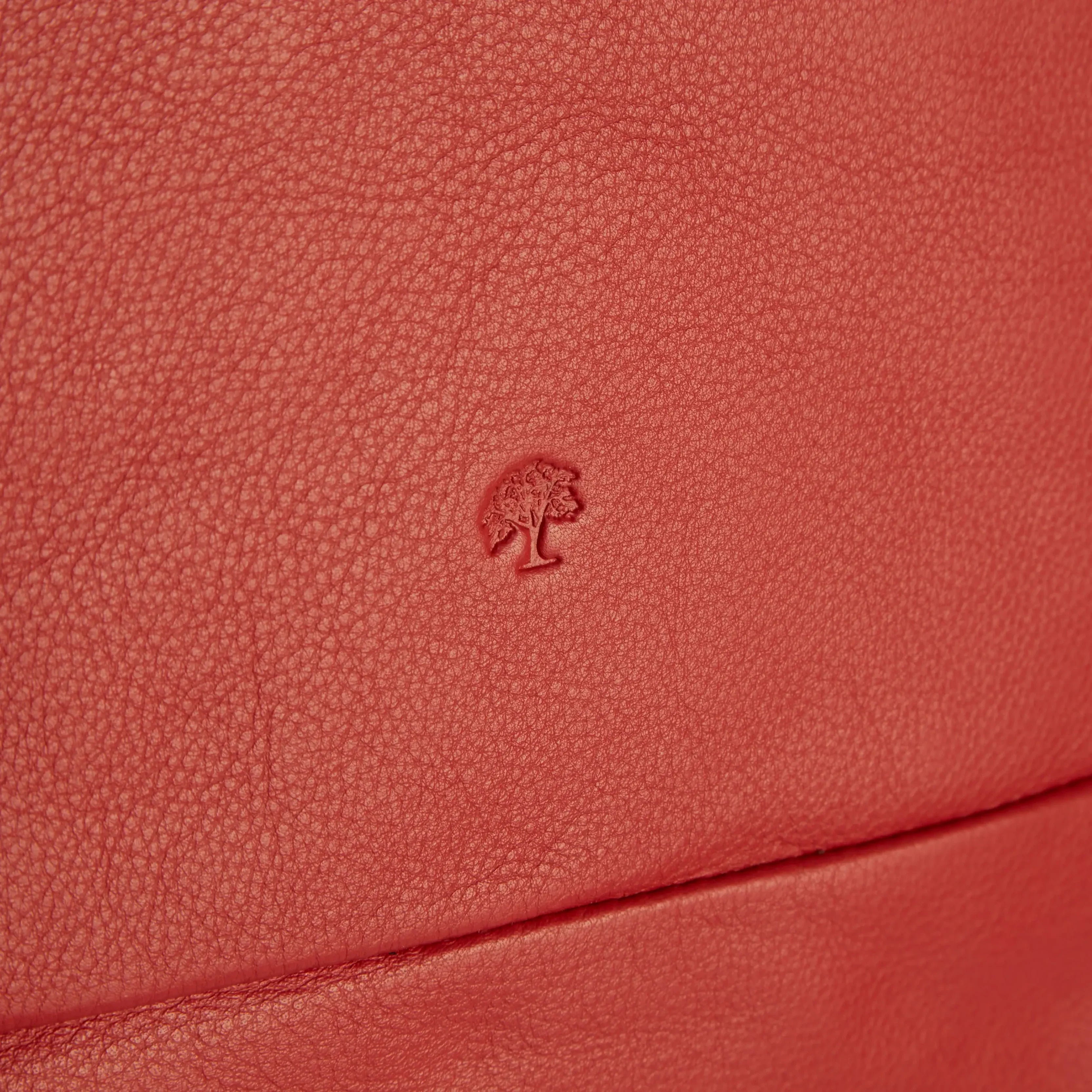koffer-direkt.de Prato leather backpack 34 cm - rose