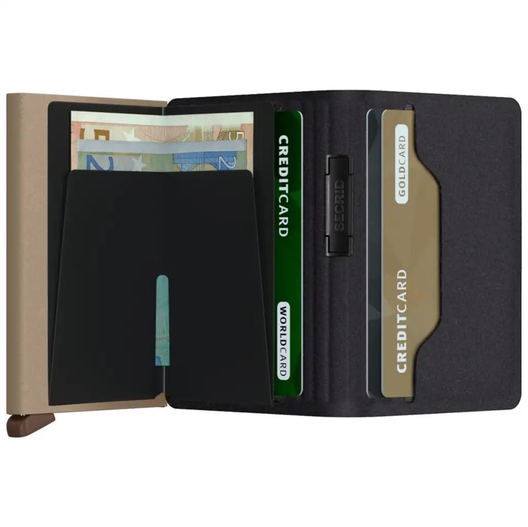 Secrid Wallets Bandwallet LIBA 10 cm - Green-Orange