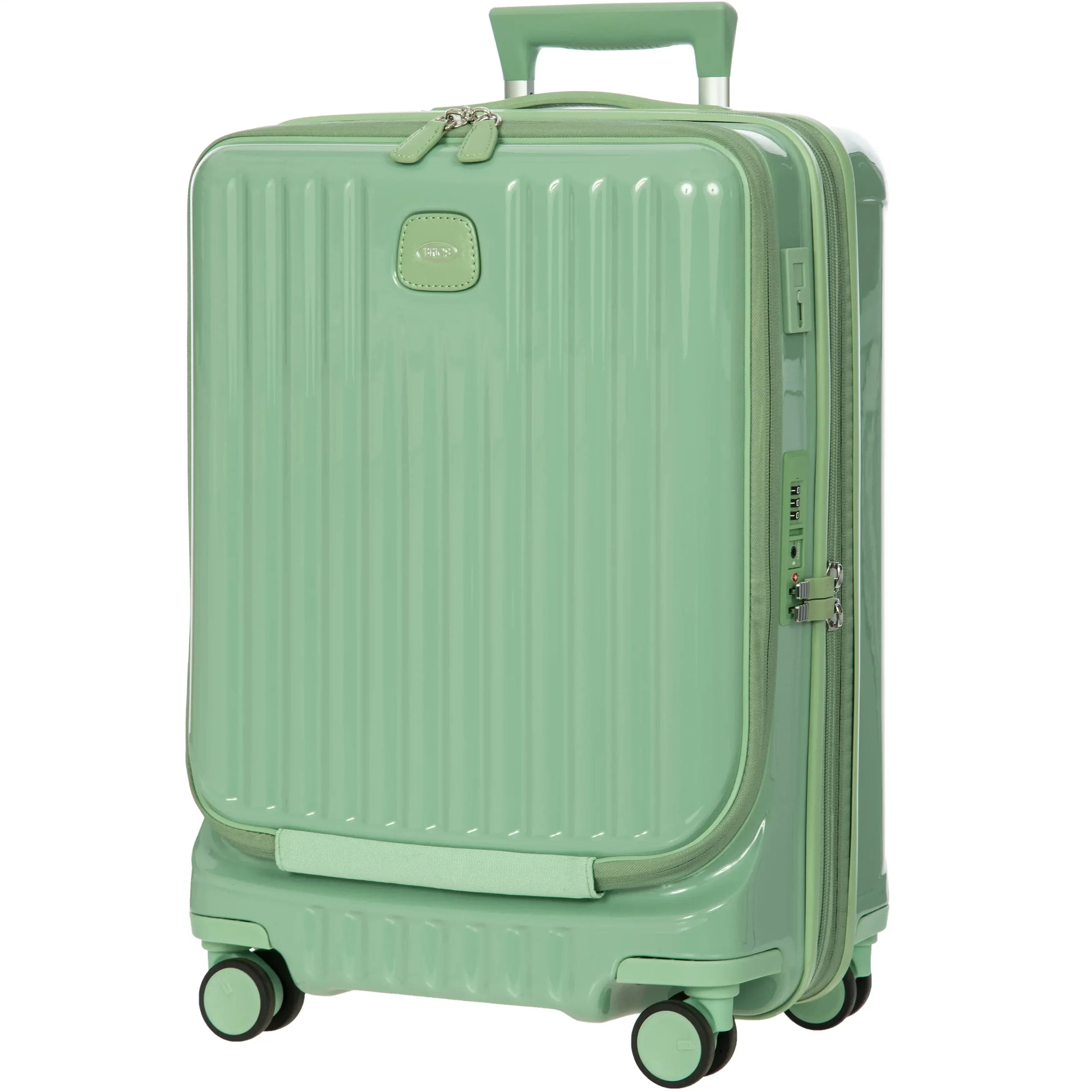 Brics Positano 4-Rollen Kabinentrolley mit Vortasche 55 cm - Sage Green