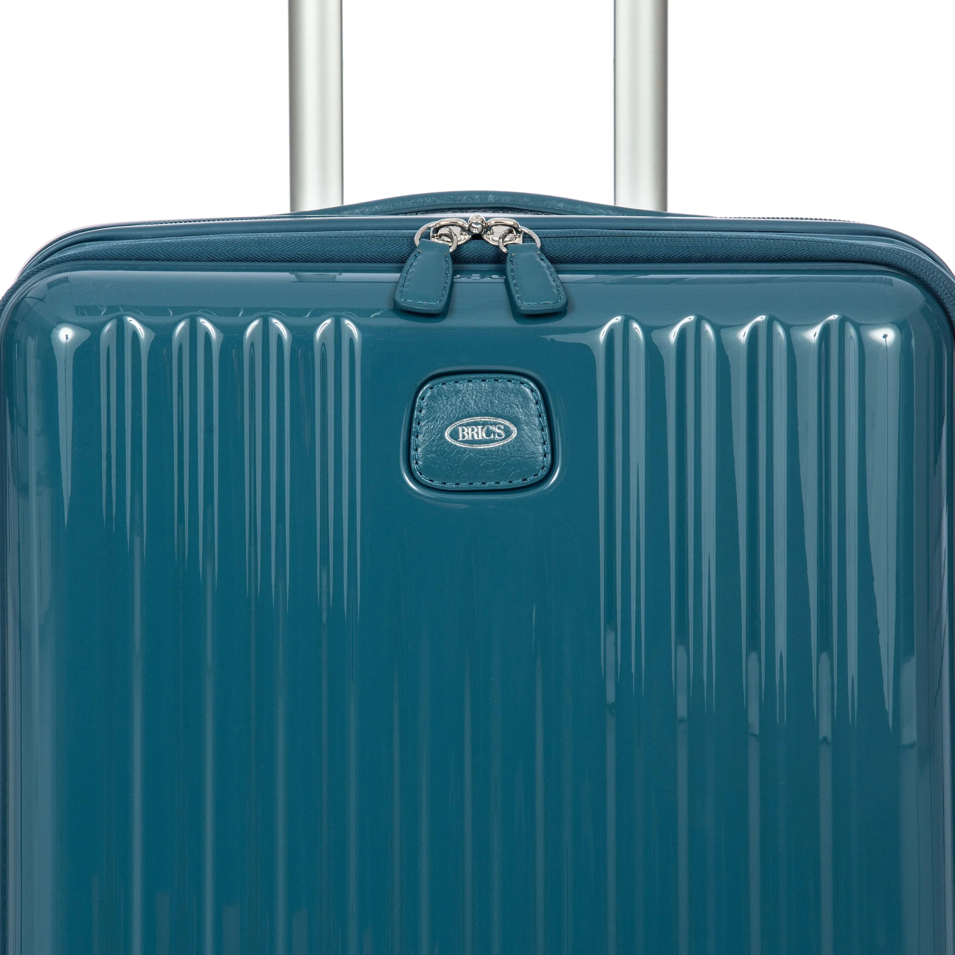 Brics Positano 4-Rollen Kabinentrolley mit Vortasche 55 cm - Light Blue