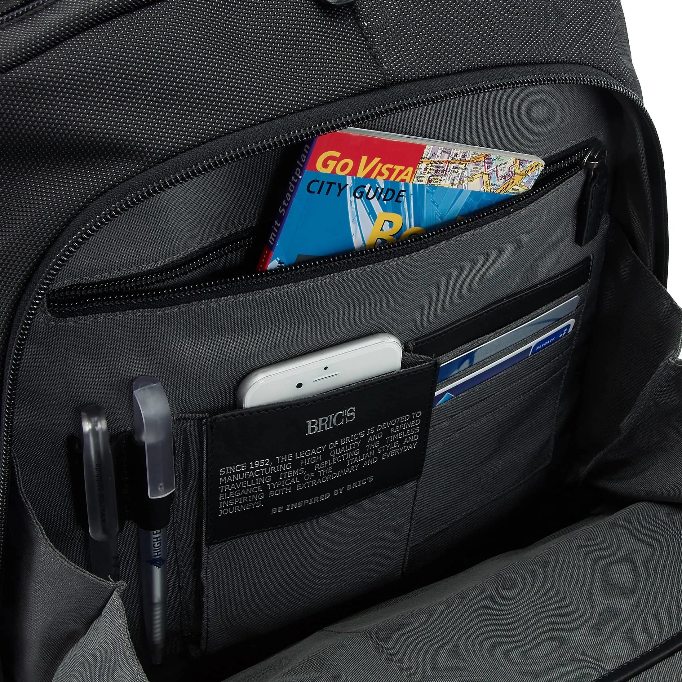 Brics Monza Urban Backpack 38 cm - black