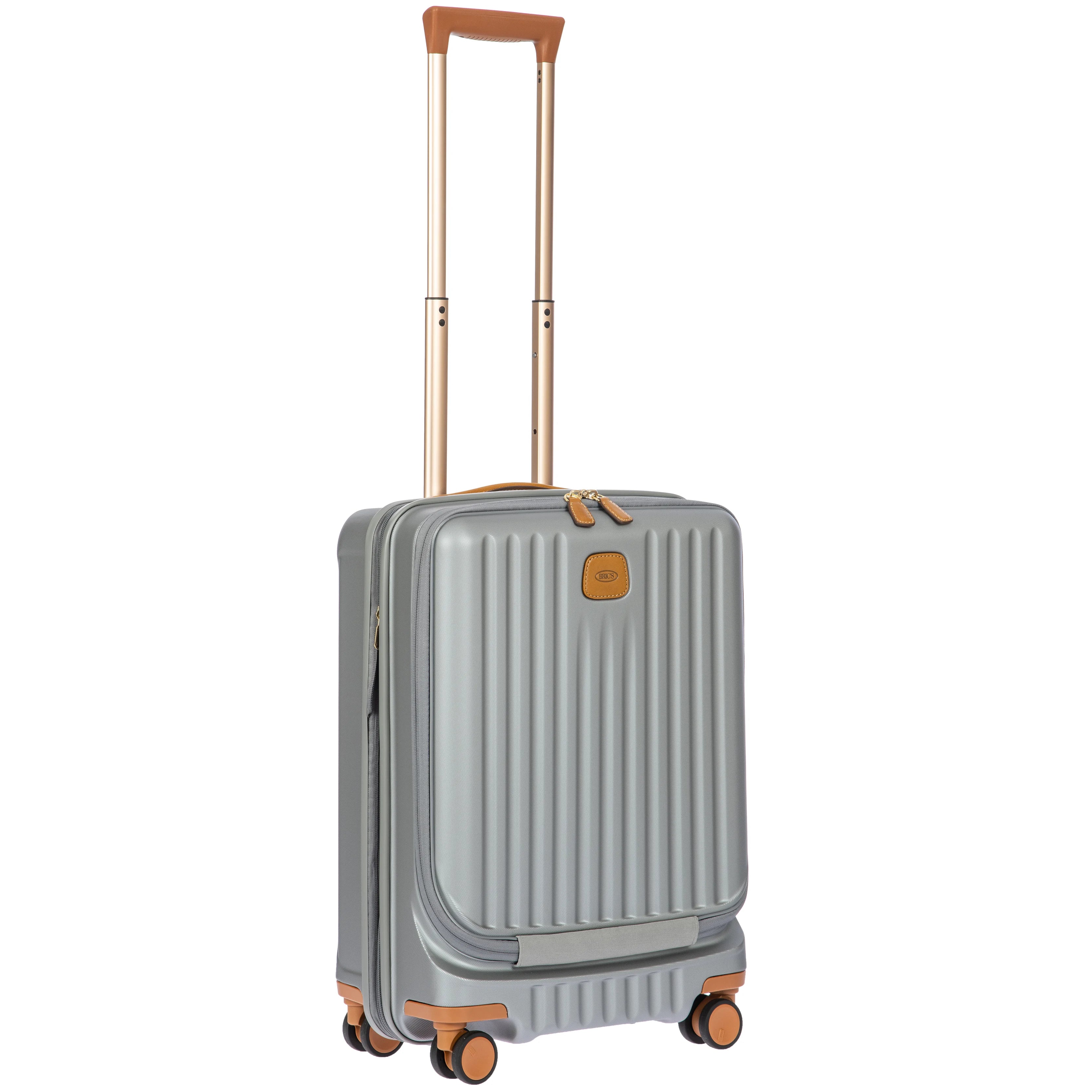 Brics Capri 4-Rollen Trolley mit Vortasche 55 cm - Silver