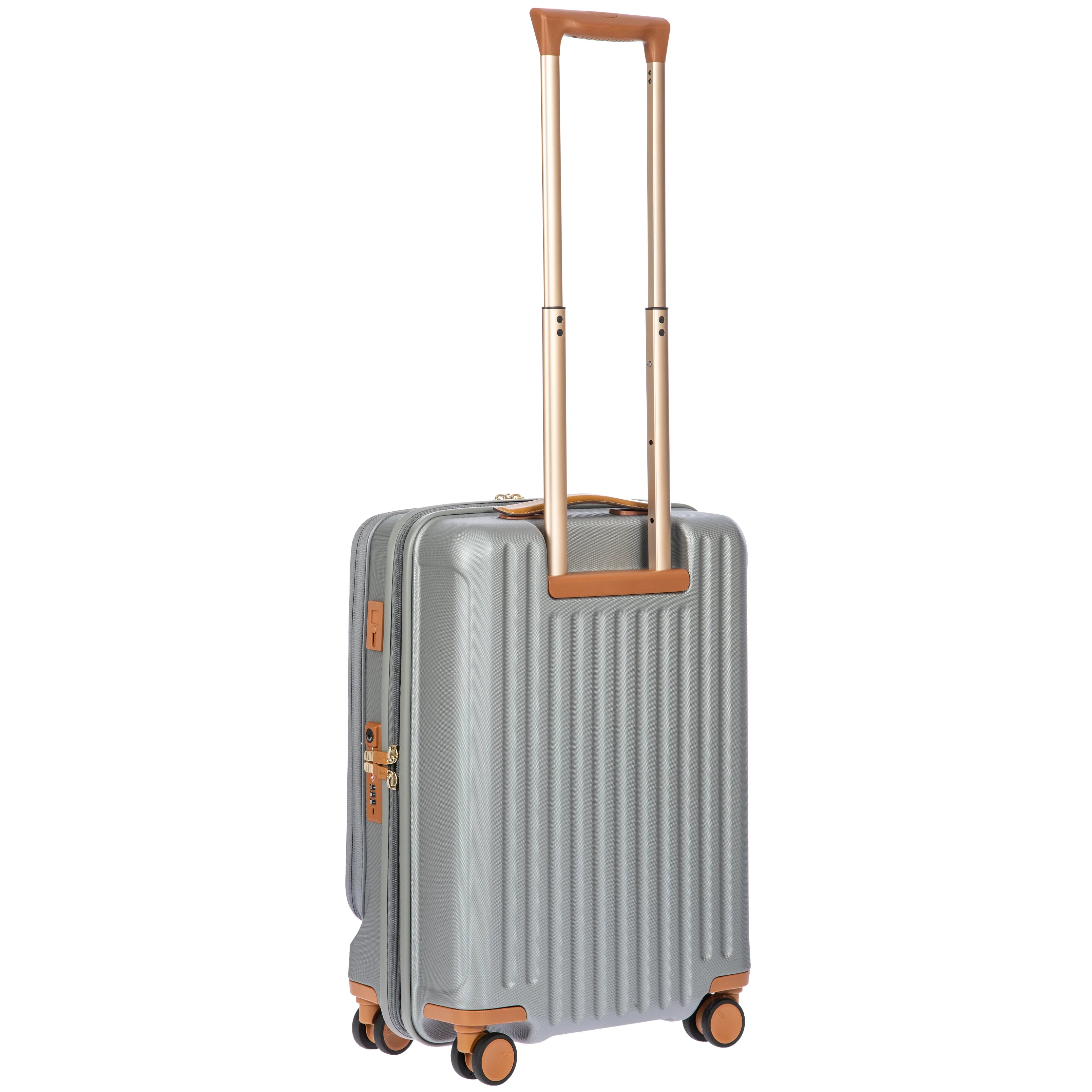 Brics Capri 4-Rollen Trolley mit Vortasche 55 cm - Blue