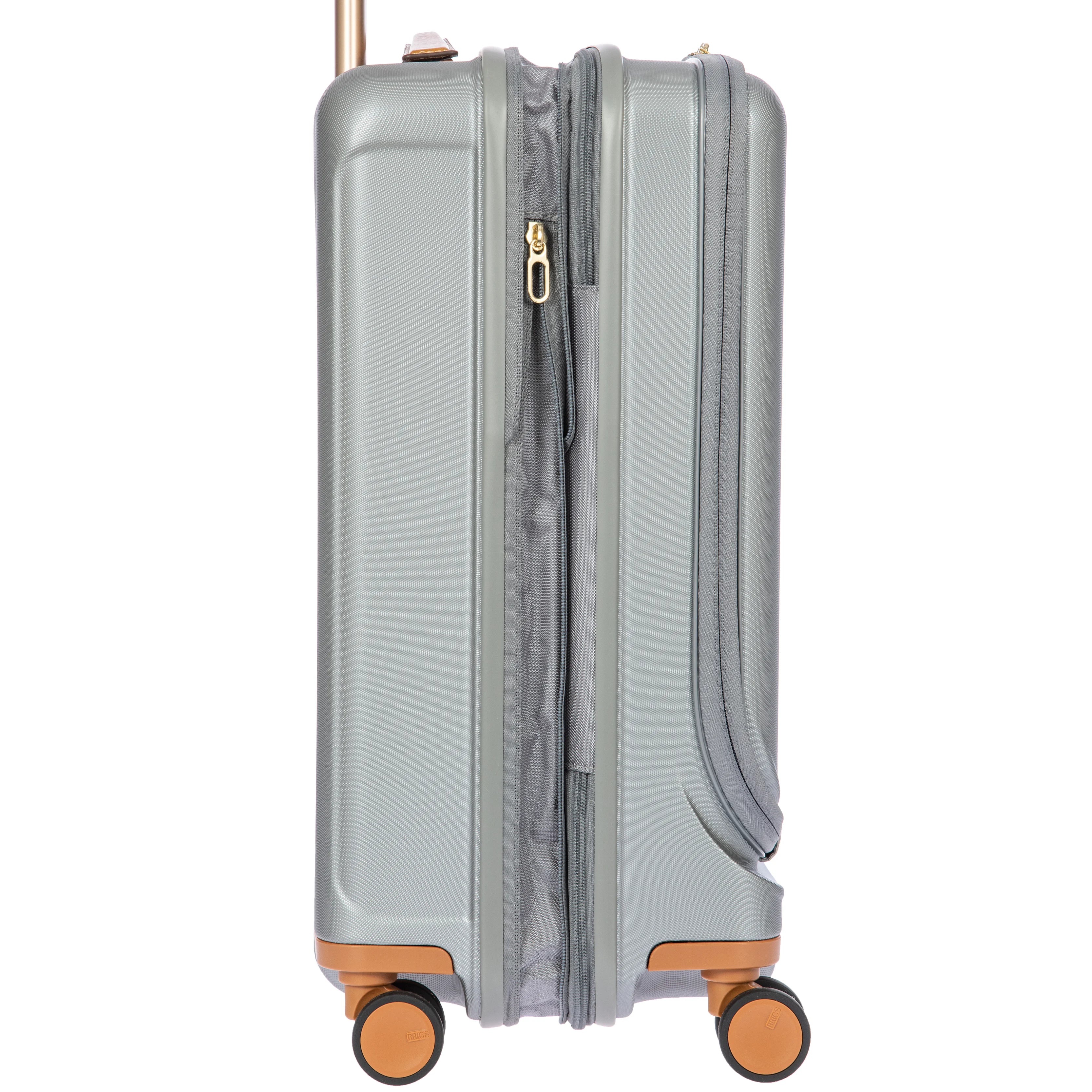 Brics Capri 4-Rollen Trolley mit Vortasche 55 cm - Blue