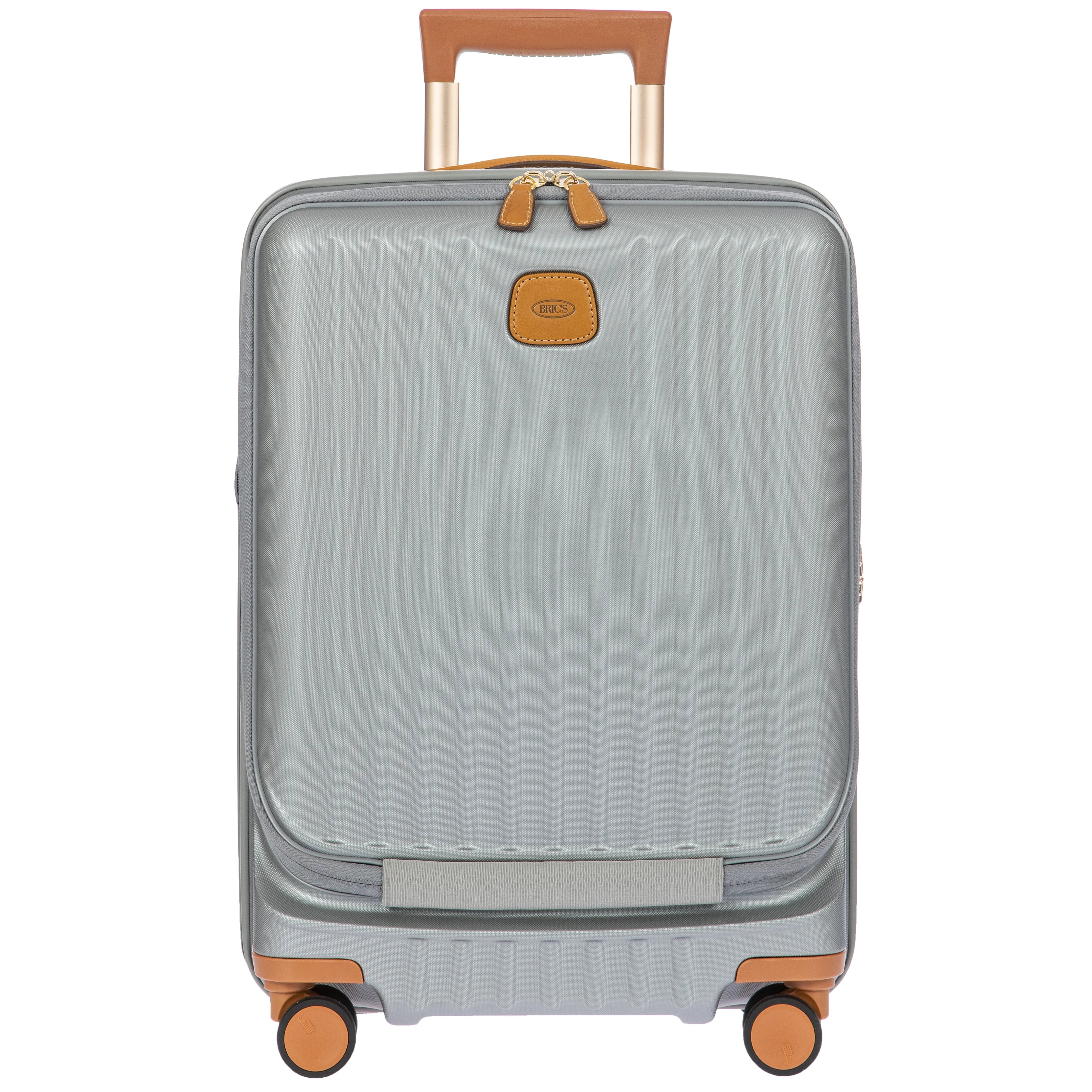 Brics Capri 4-Rollen Trolley mit Vortasche 55 cm - Blue