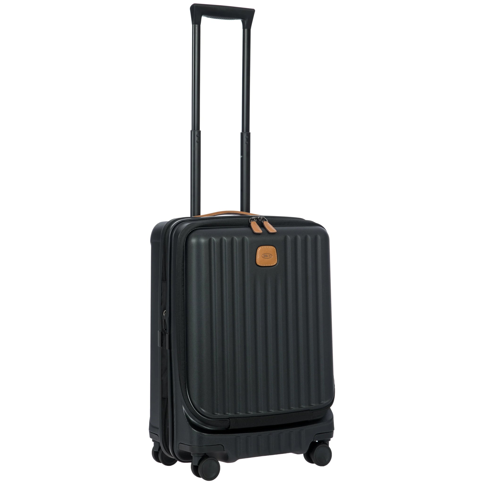 Brics Capri 4wheel trolley with front pocket 55 cm Black