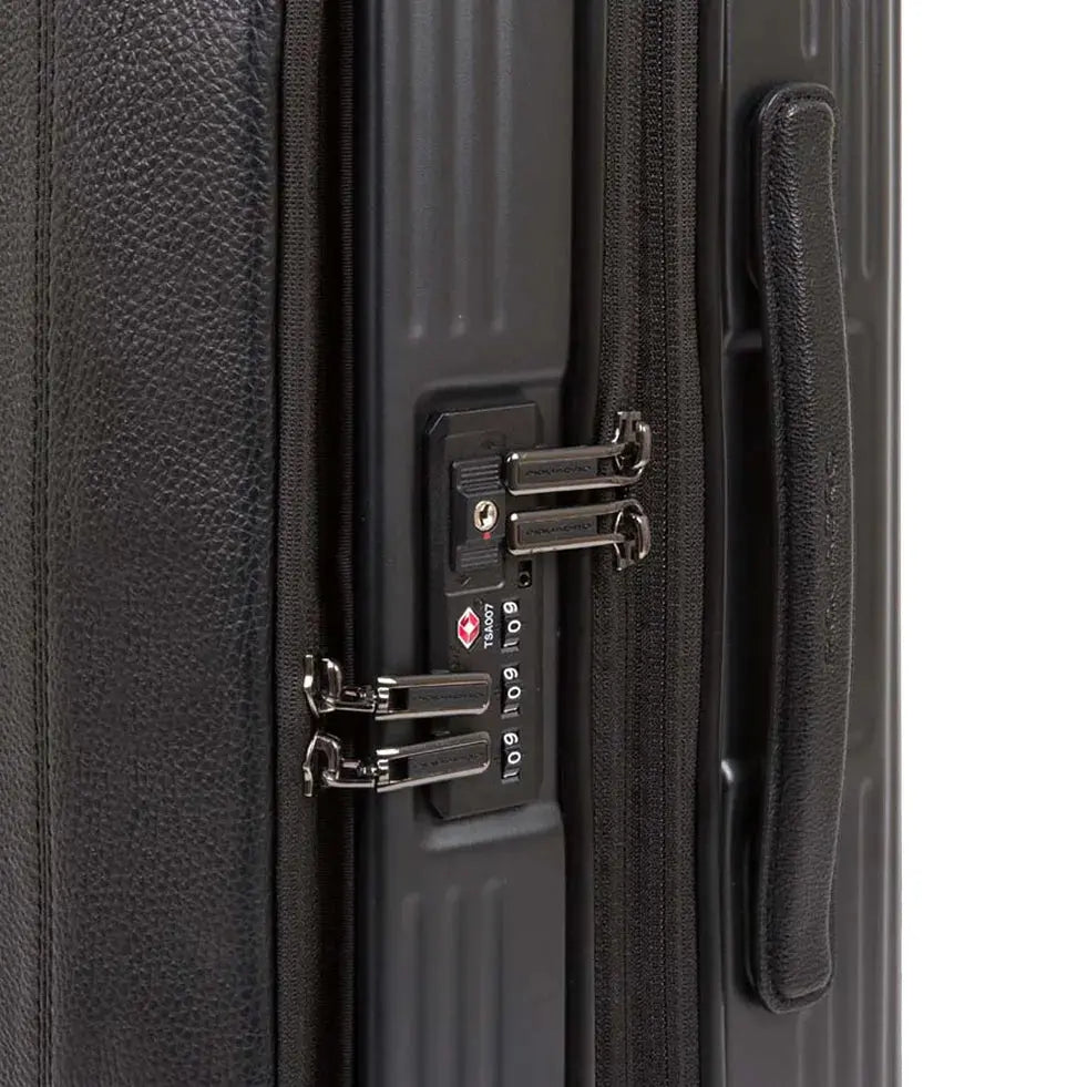 Piquadro Modus 4-Rollen Kabinenlaptoptrolley 55 cm - Nero Piquadro