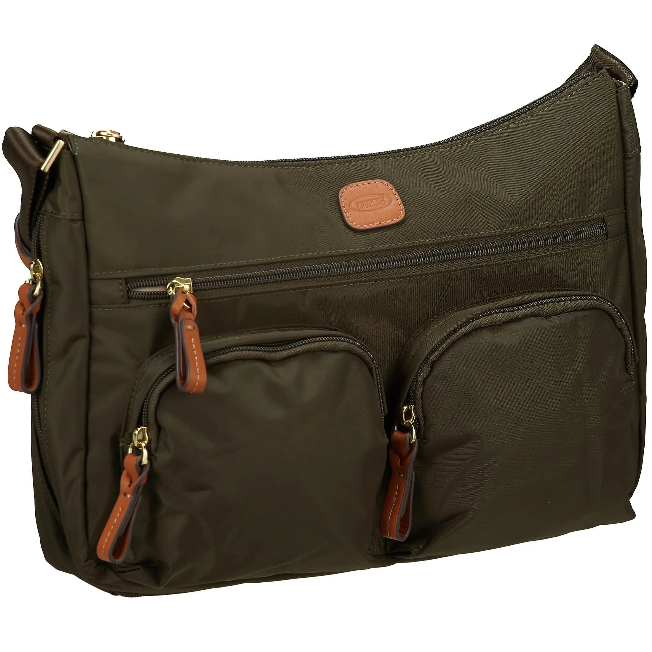 Brics X-Bag Schultertasche 34 cm - Olive