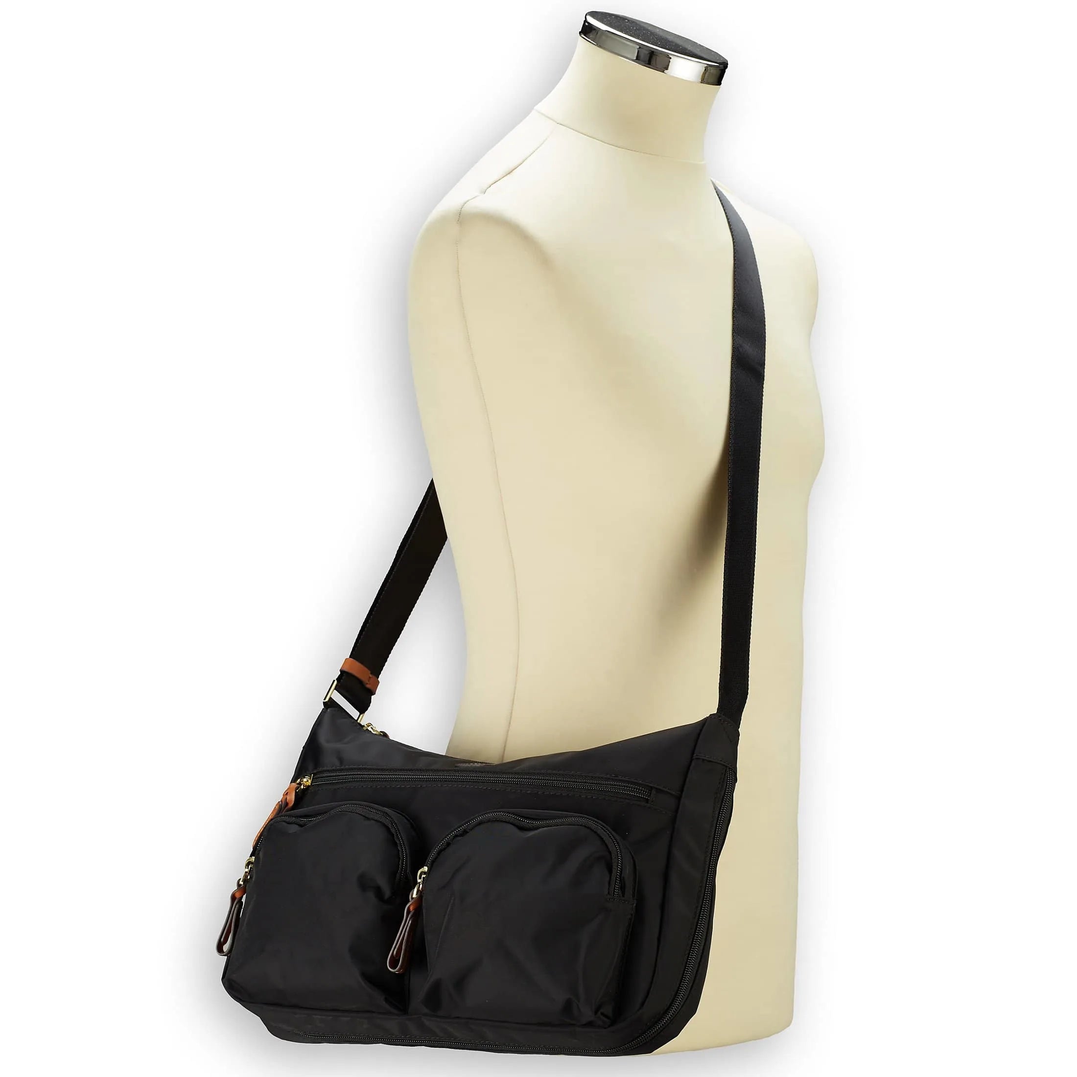 Brics X-Bag Schultertasche 34 cm - Olive