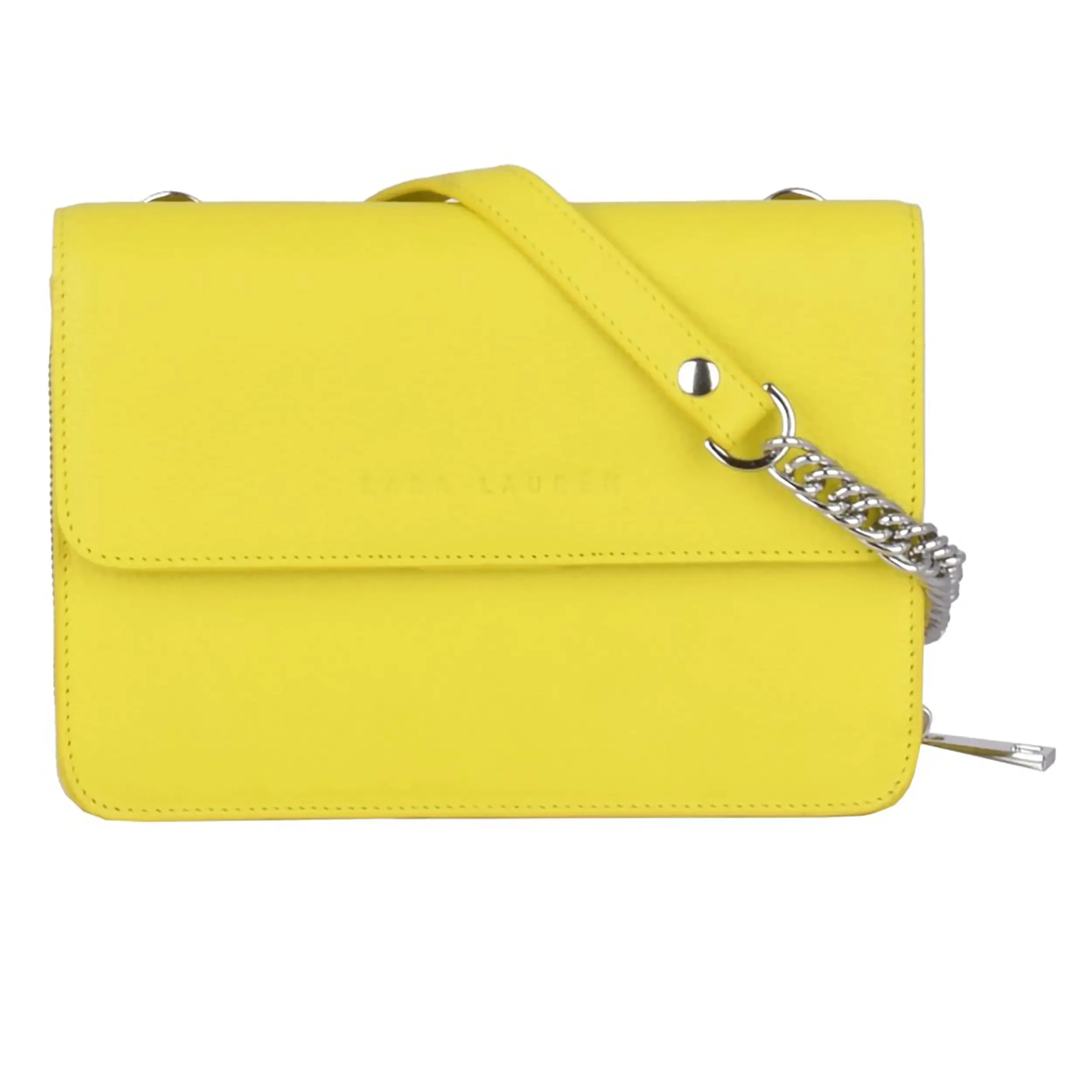 Lara Laurén City 2in1 Wallet Mobile Bag Chain 19 cm - lemon