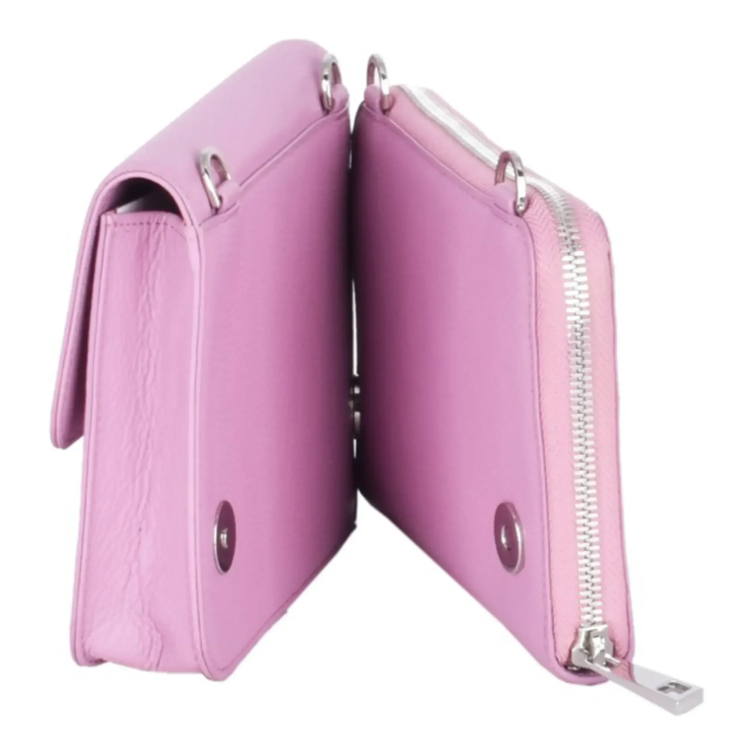 Lara Laurén City 2in1 Wallet Mobile Bag Chain 19 cm - malva