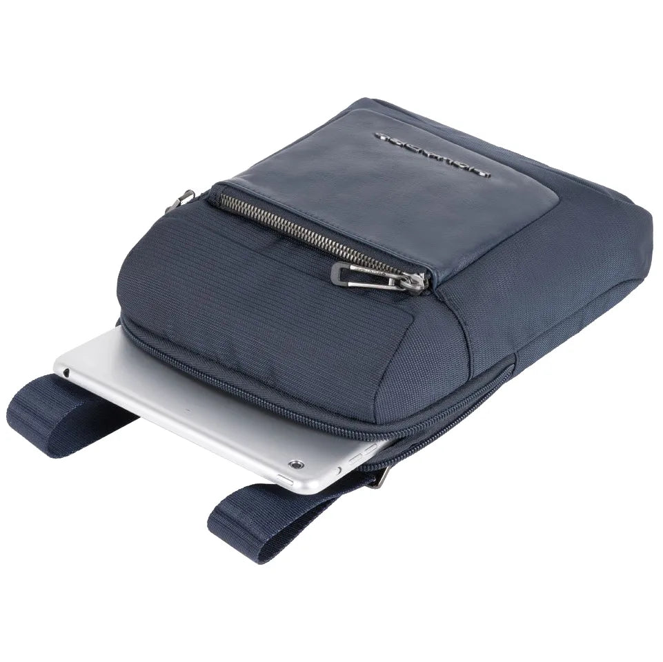 Piquadro Macbeth shoulder bag 27 cm - Black