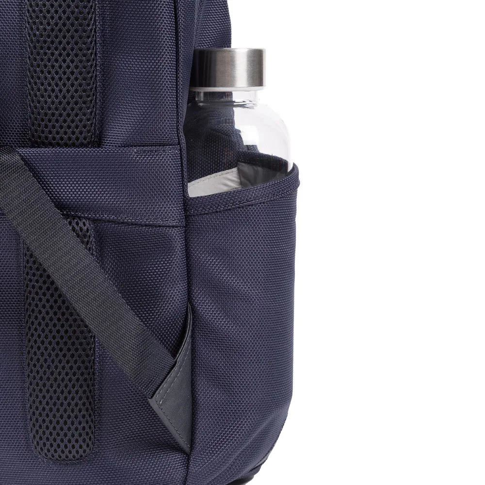 Piquadro Brief LED Laptop-Rucksack 39 cm - Blue