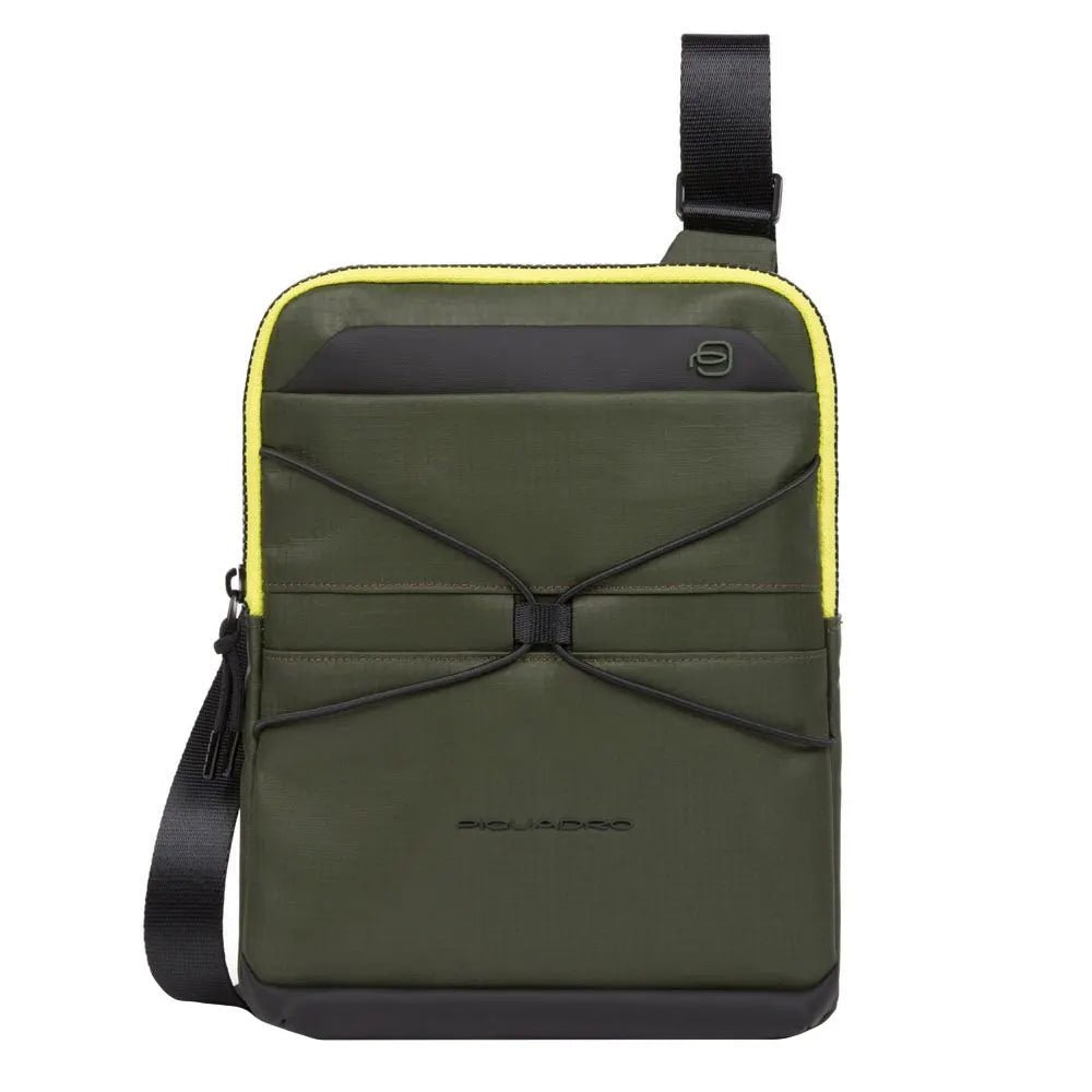 Piquadro Otello shoulder bag 27 cm - Green