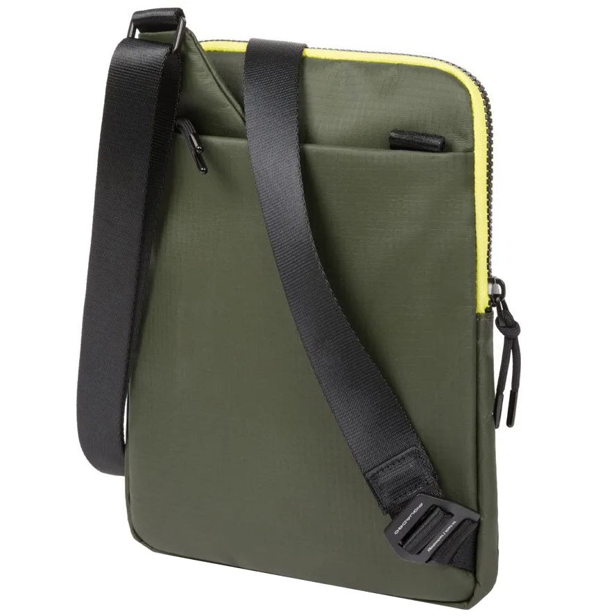 Piquadro Otello shoulder bag 27 cm - Black