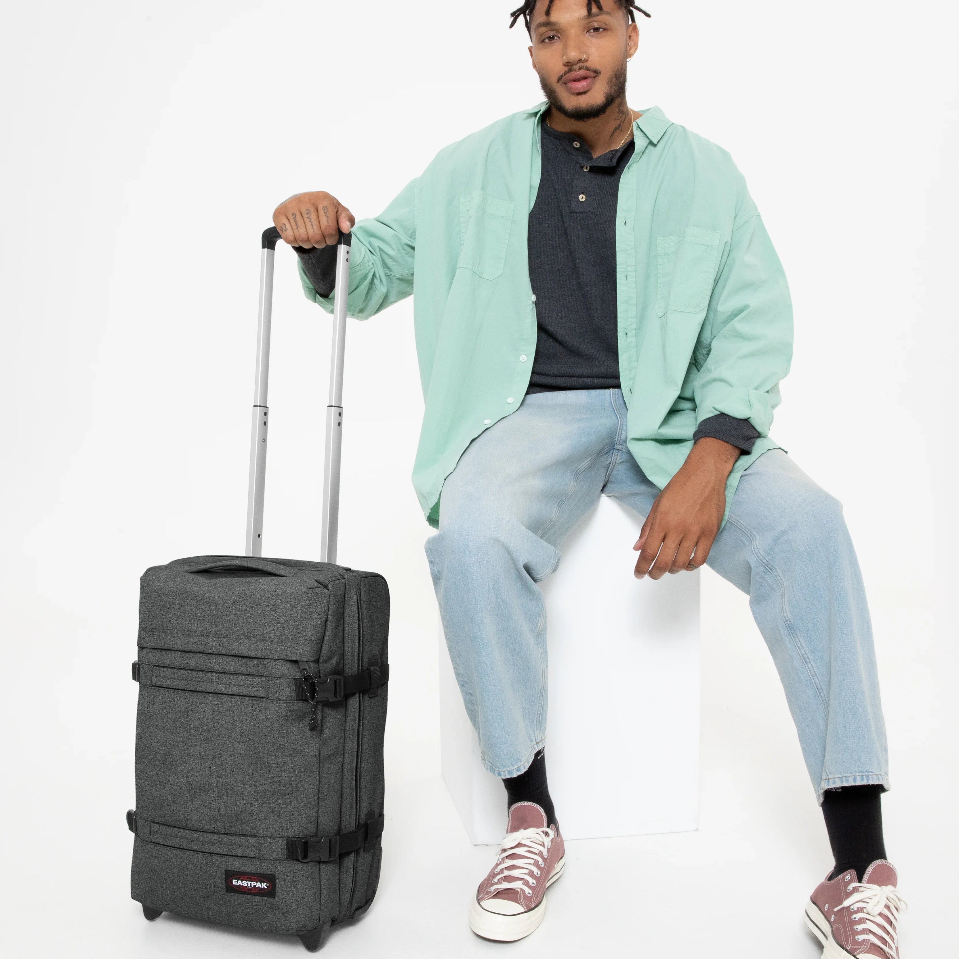Eastpak Authentic Travel Transit'r S Rollreisetasche 51 cm - Ultra Marine