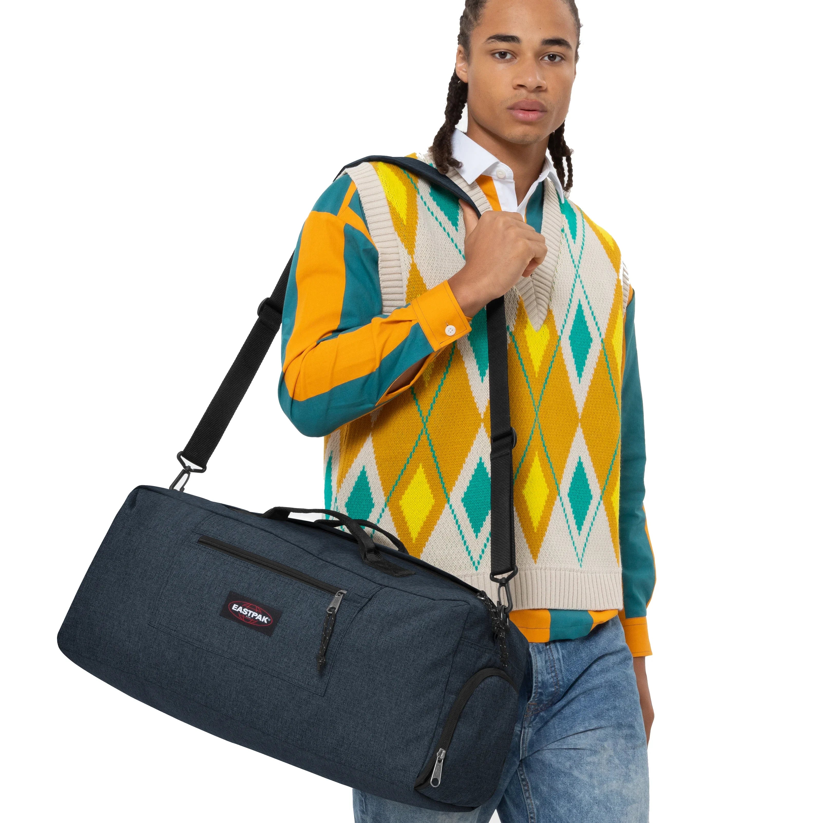Eastpak Authentic Travel Duffl'r M travel bag 53 cm - Black Denim