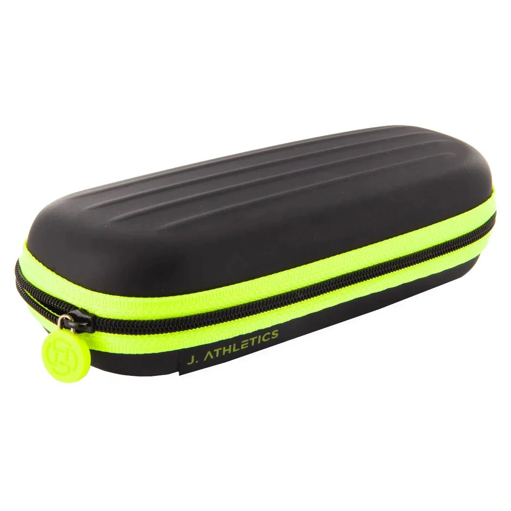 J Athletics Hard-Case Brillenetui S - Black-Lime