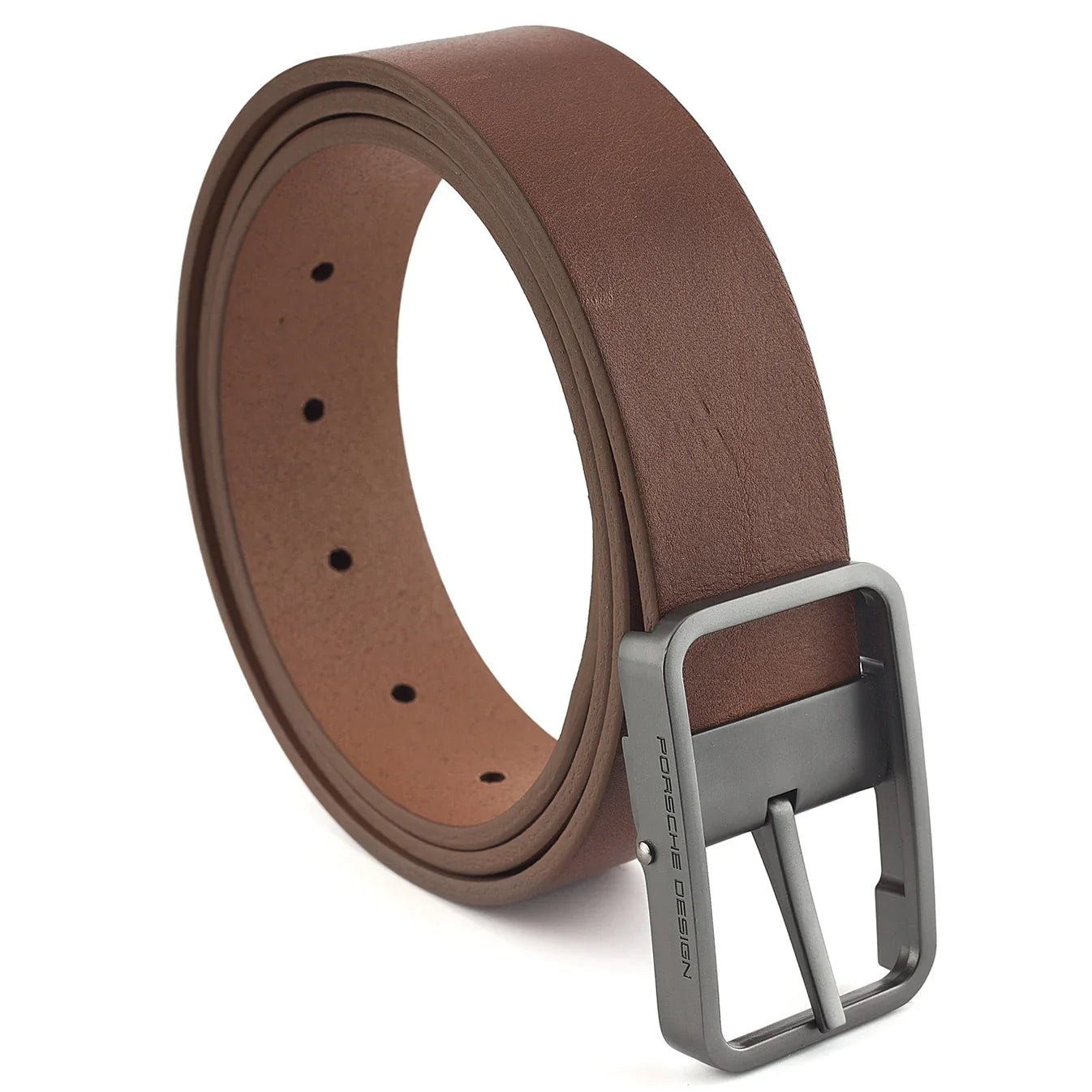 Porsche Design Business Oliy Belt 35 - Dark Brown/110 cm