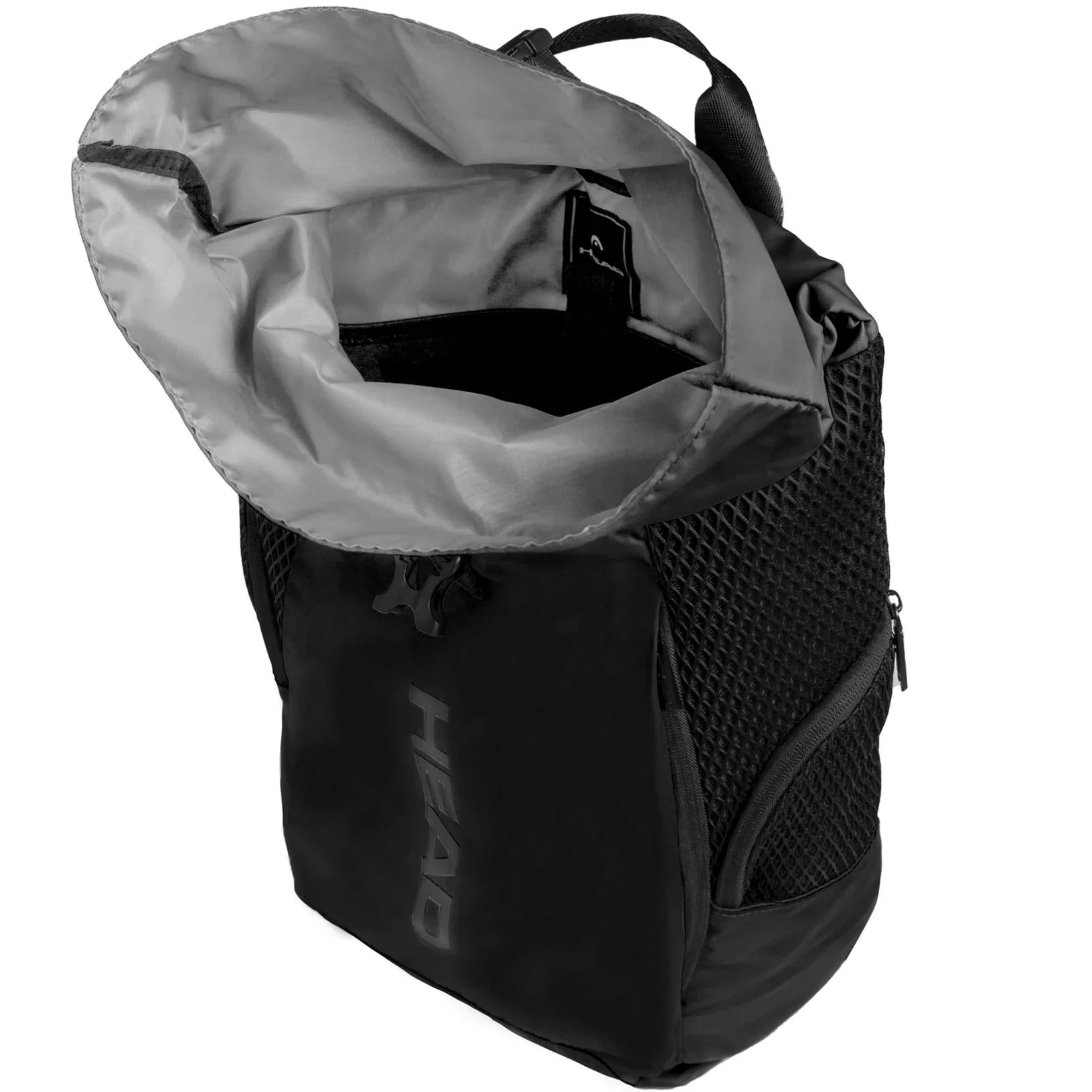 Head Net Backpack Roll-up 45 cm - black