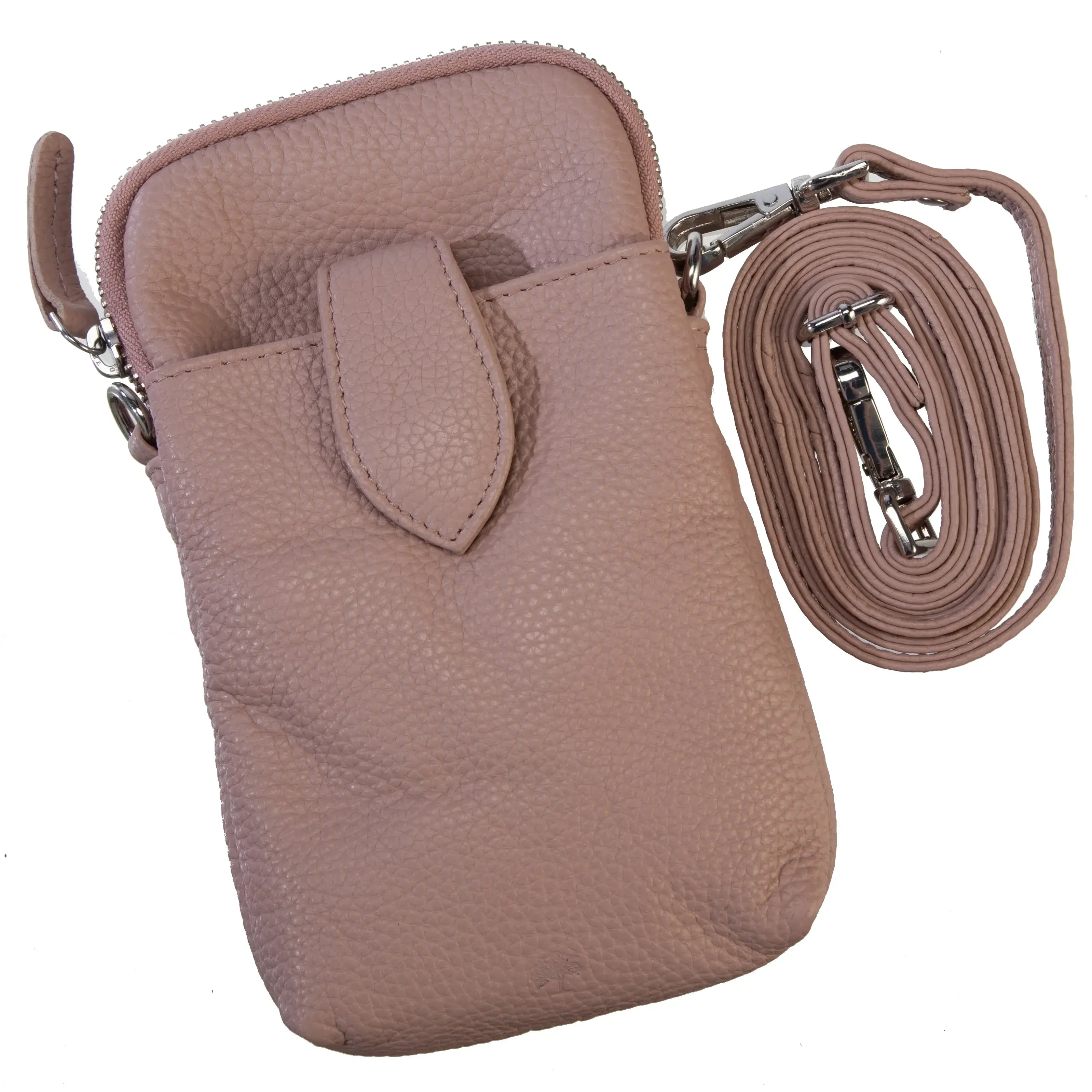 koffer-direkt.de Prato mobile phone shoulder bag 20 cm - lavenda