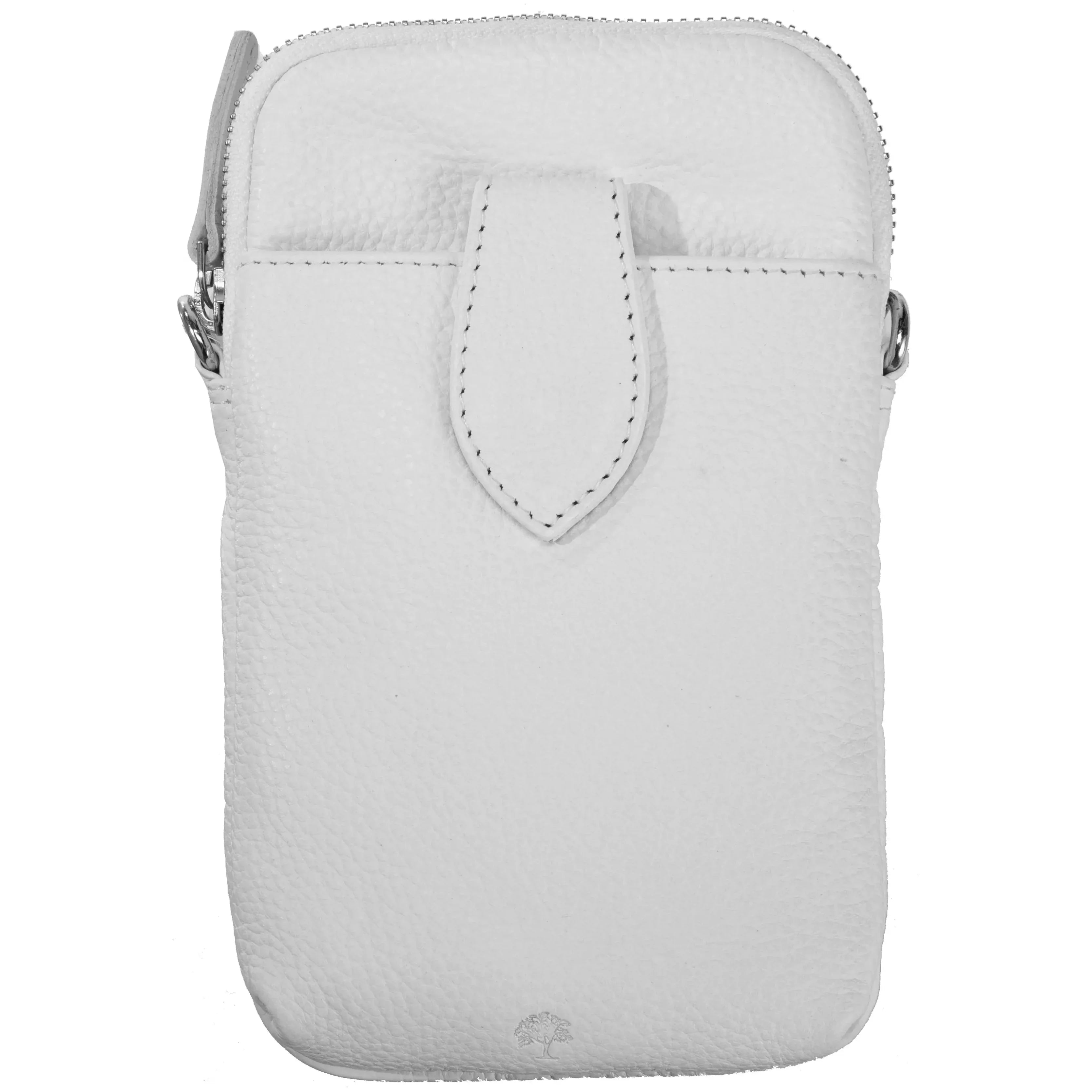 koffer-direkt.de Prato mobile phone shoulder bag 20 cm - white
