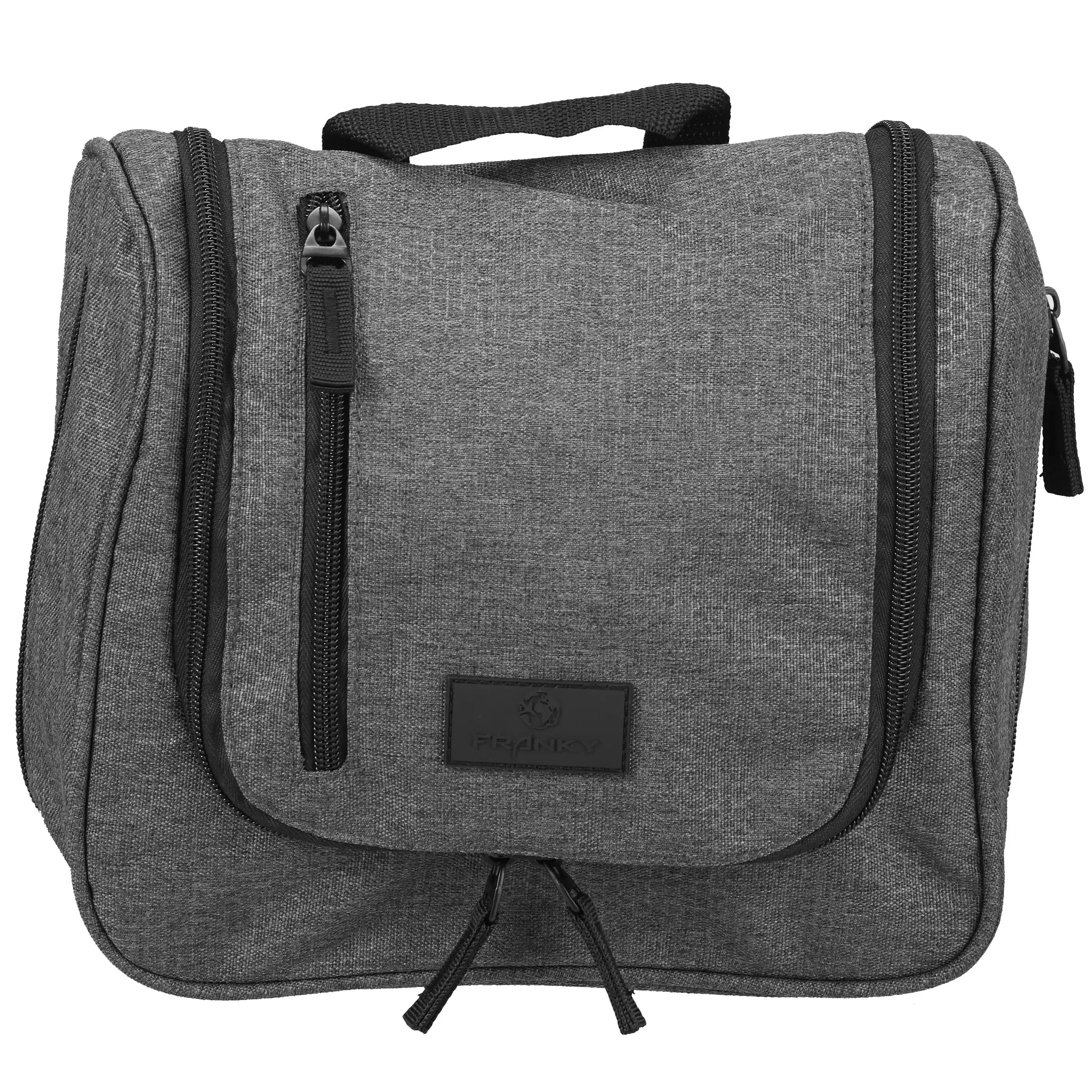 koffer-direkt.de Kulturtasche 26 cm - grey bee