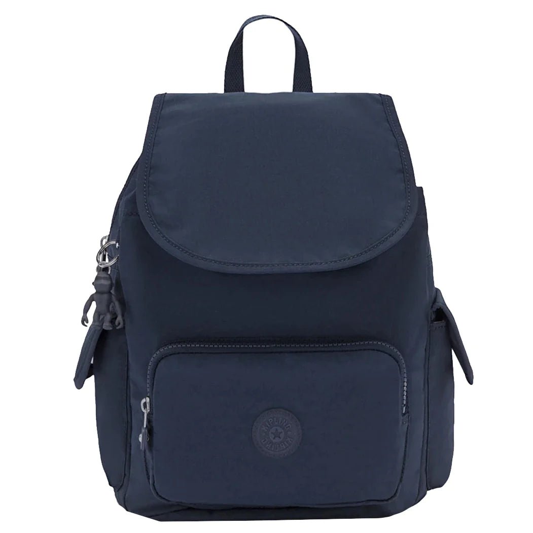 Navy blue top kipling backpack