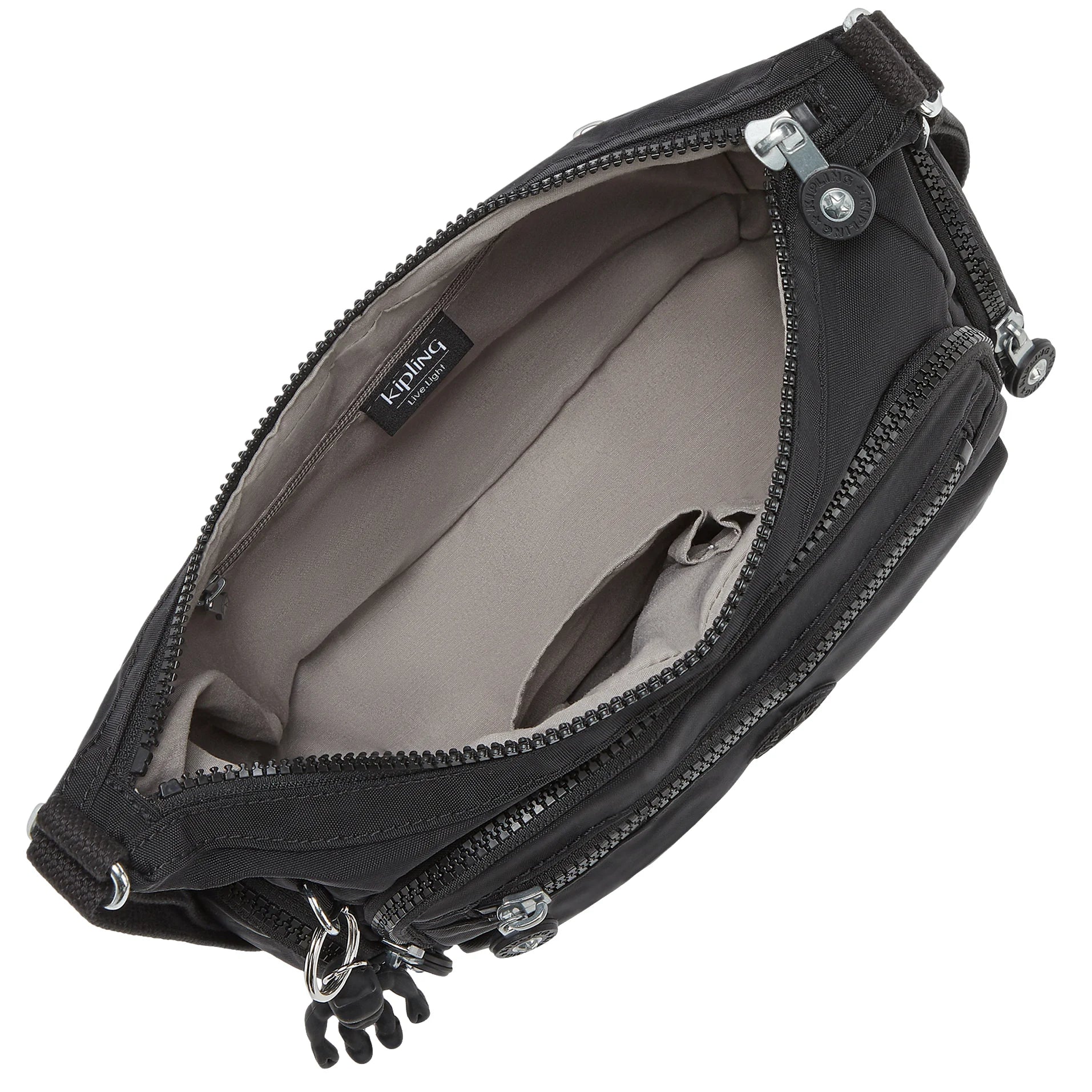 Kipling Basic Gabbie S Umhängetasche 29 cm - Grey
