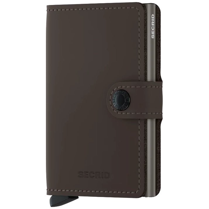 Secrid Wallets Miniwallet Matte 10 cm - Truffle