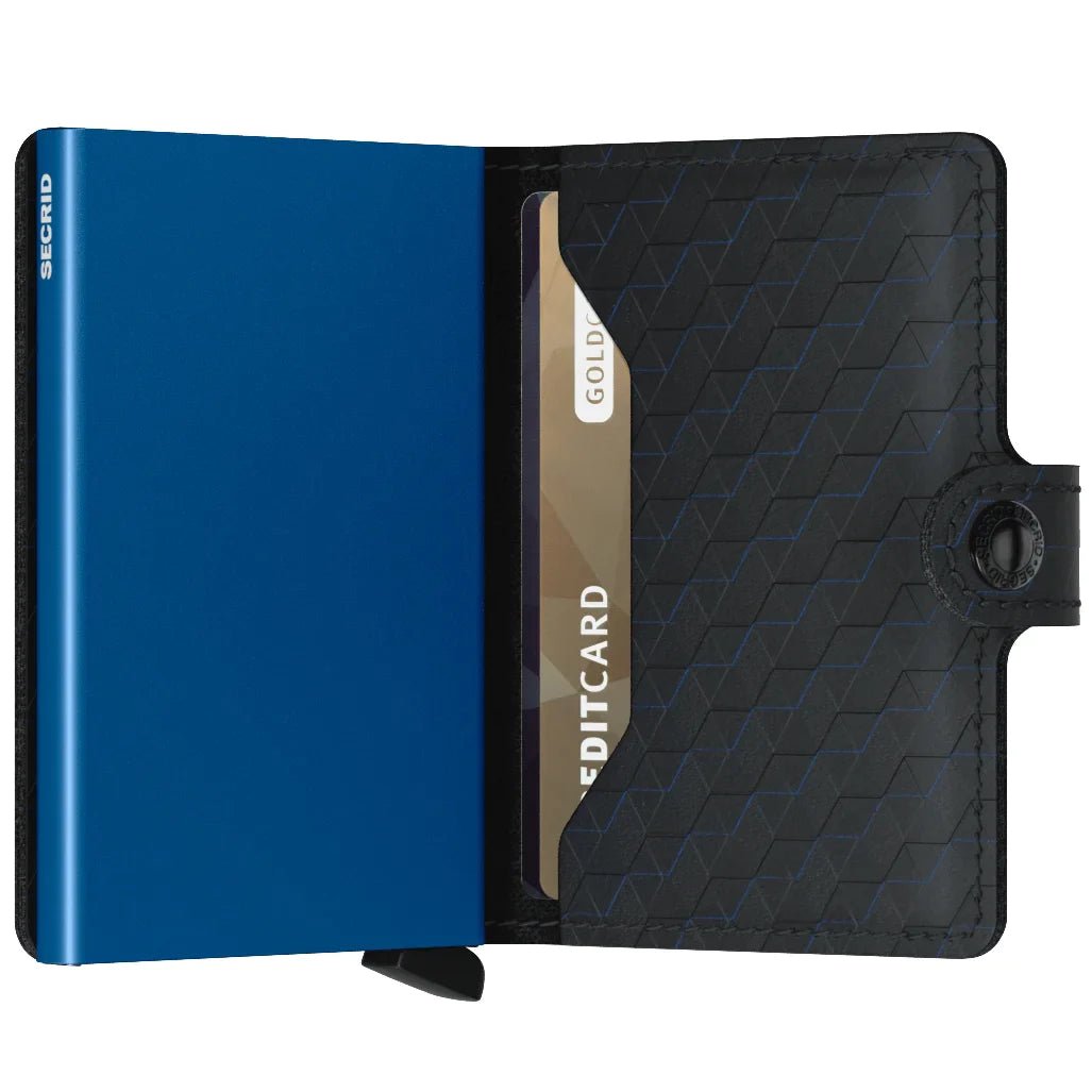 Secrid Wallets Miniwallet Optical 10 cm - Black-Titanium