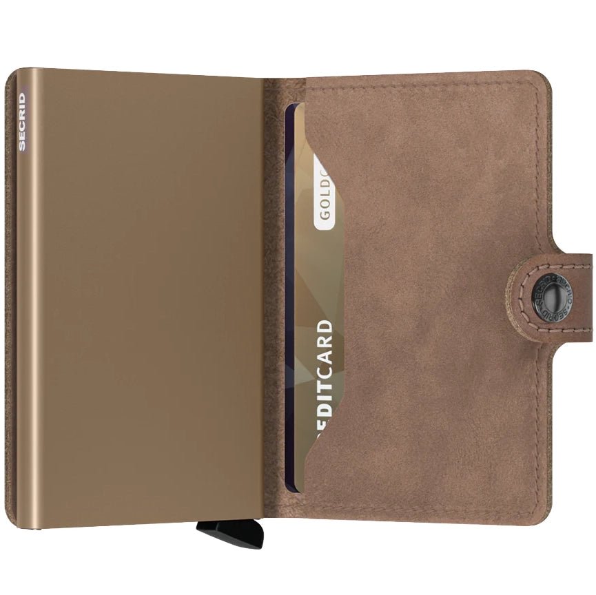 Secrid Wallets Miniwallet Vintage 10 cm - Taupe