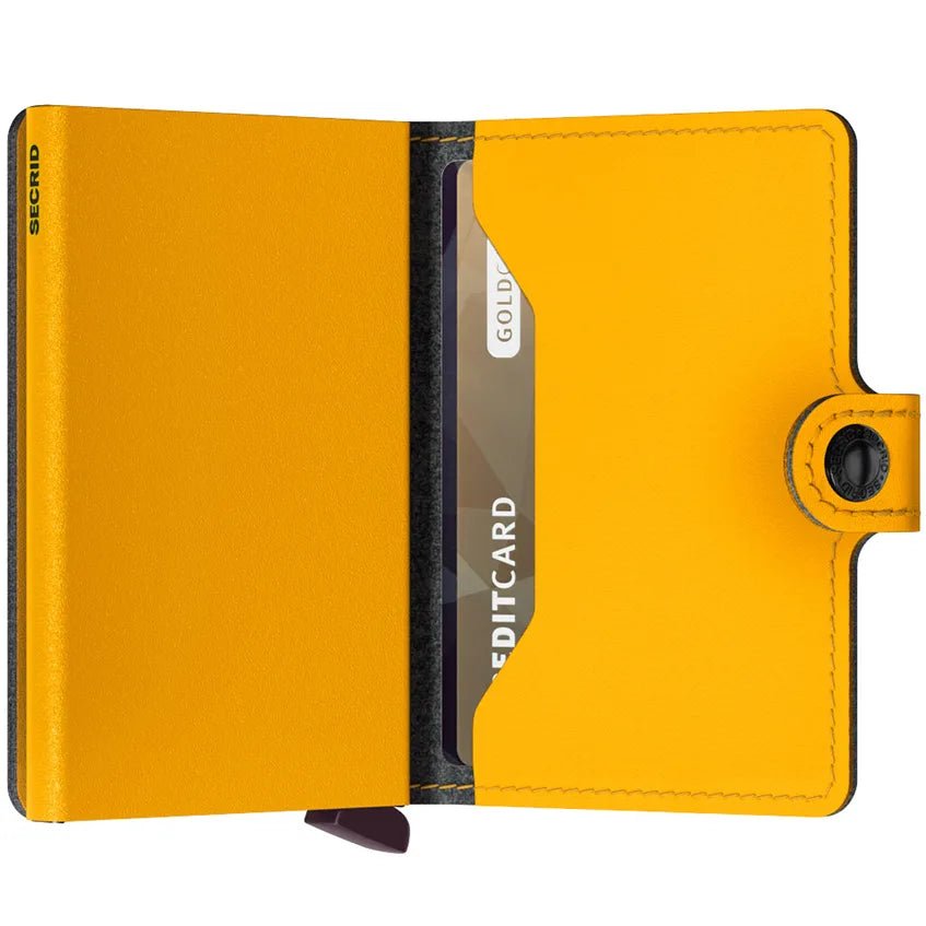 Secrid Wallets Miniwallet Yard Powder 10 cm - Ochre