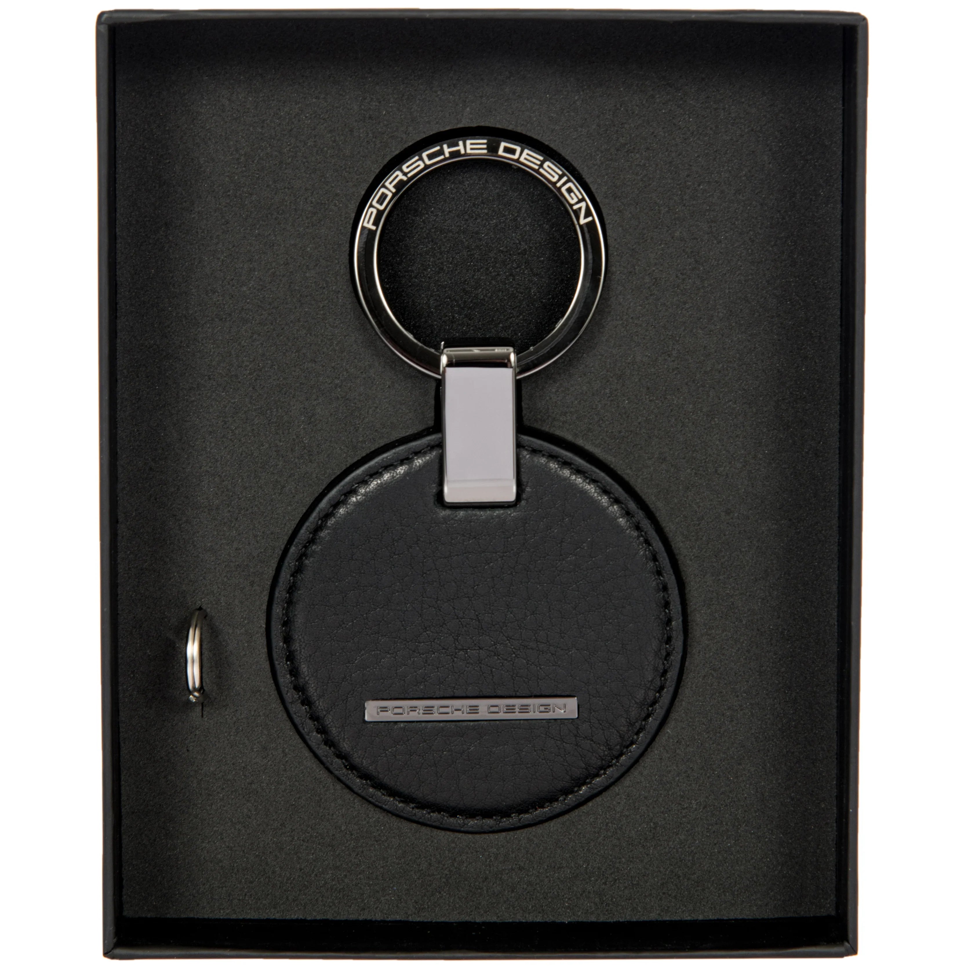 Porsche Design Keyrings Circle 9 cm - Dark Brown