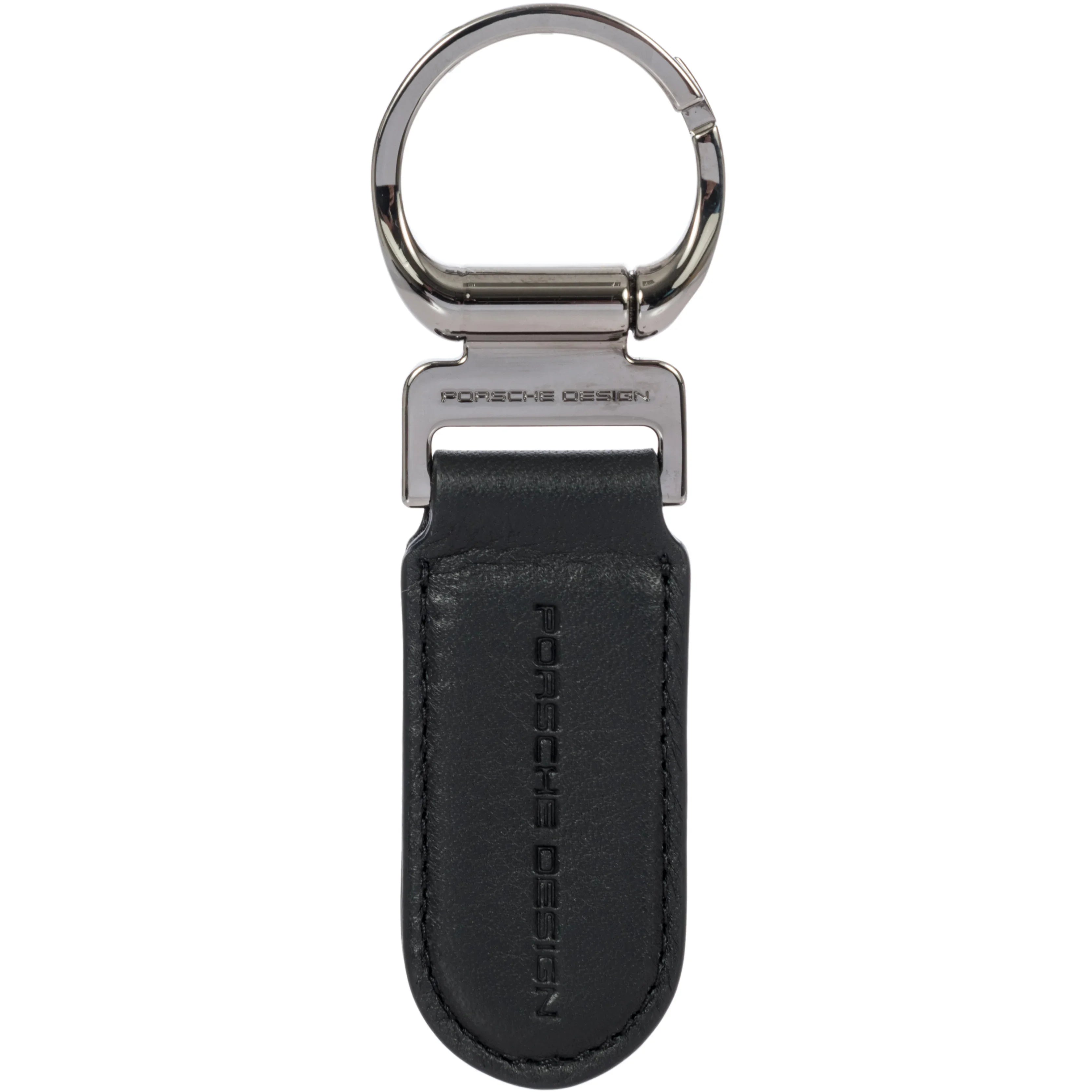 Porsche Design Keyrings Schlüsselanhänger Oval 10 cm - Black