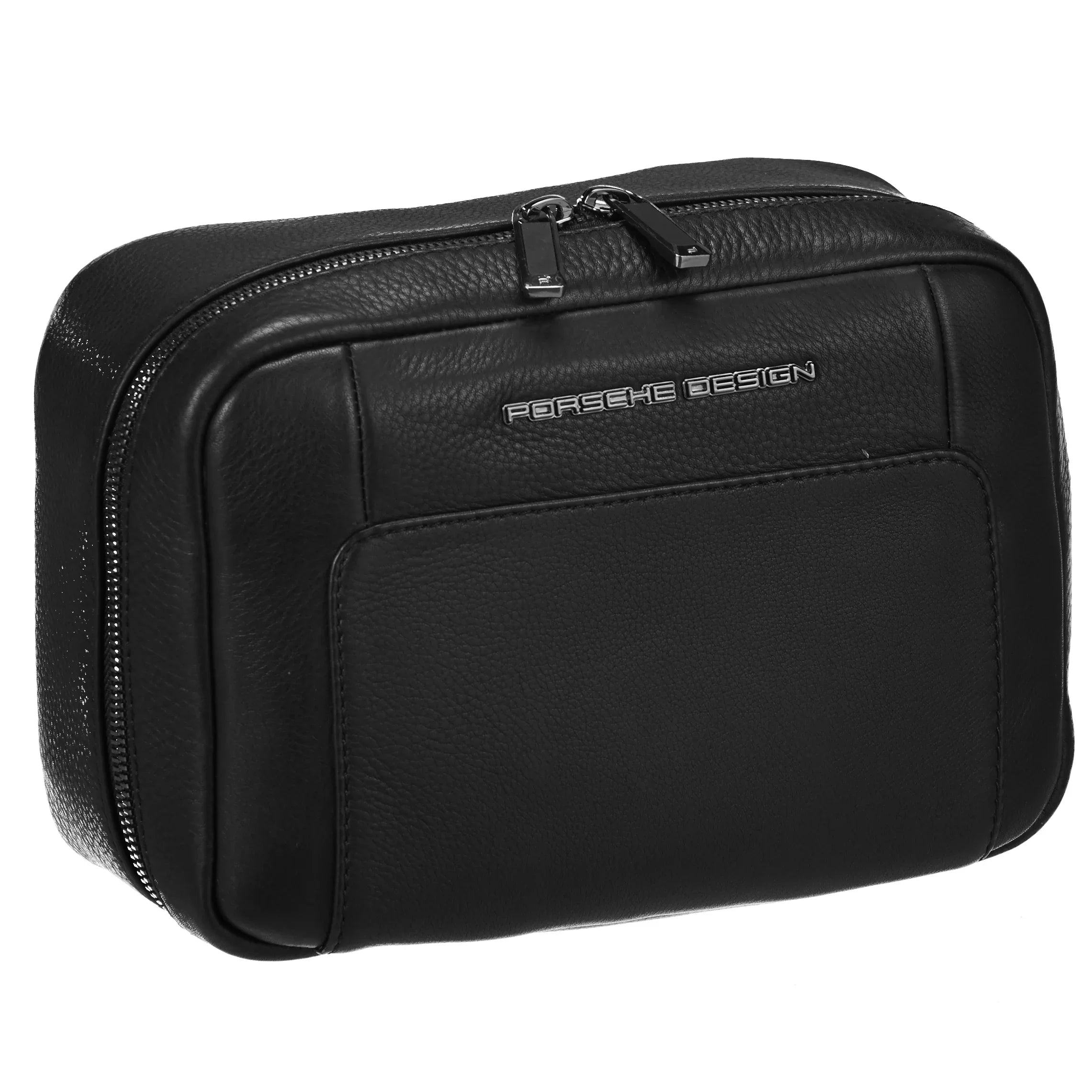 Porsche Design Roadster Leather Washbag 23 cm - Black