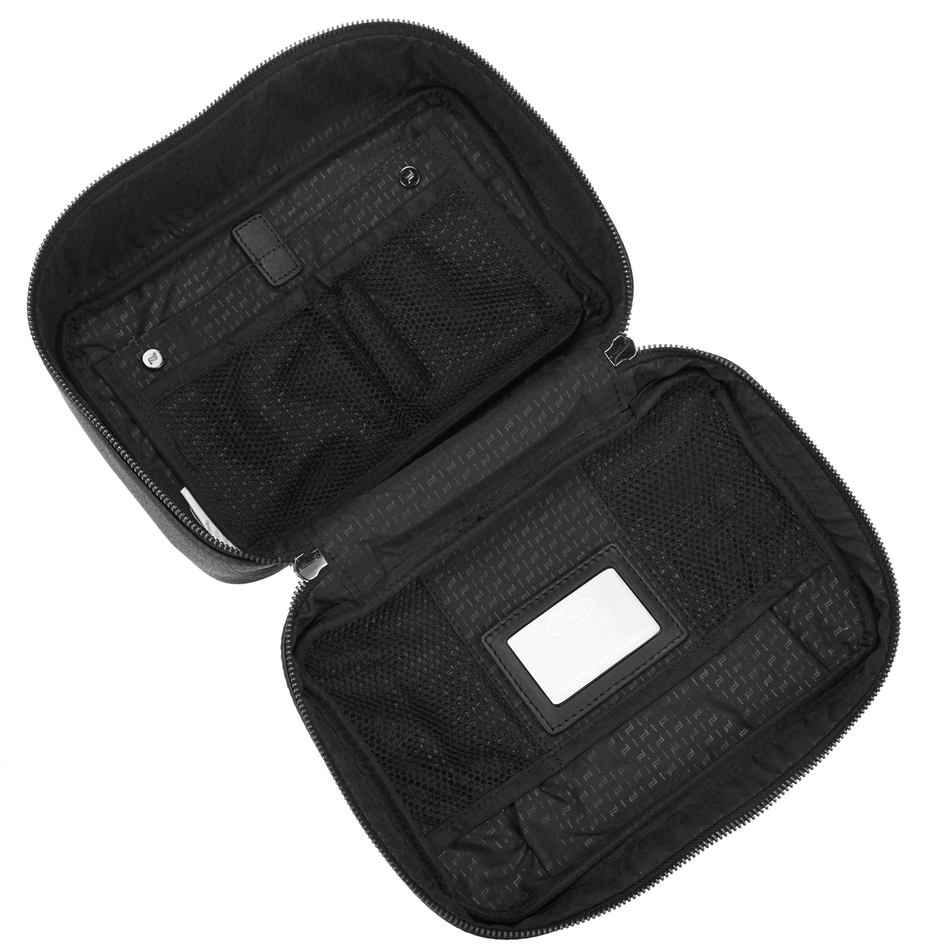 Porsche Design Roadster Leather Washbag 23 cm - Black