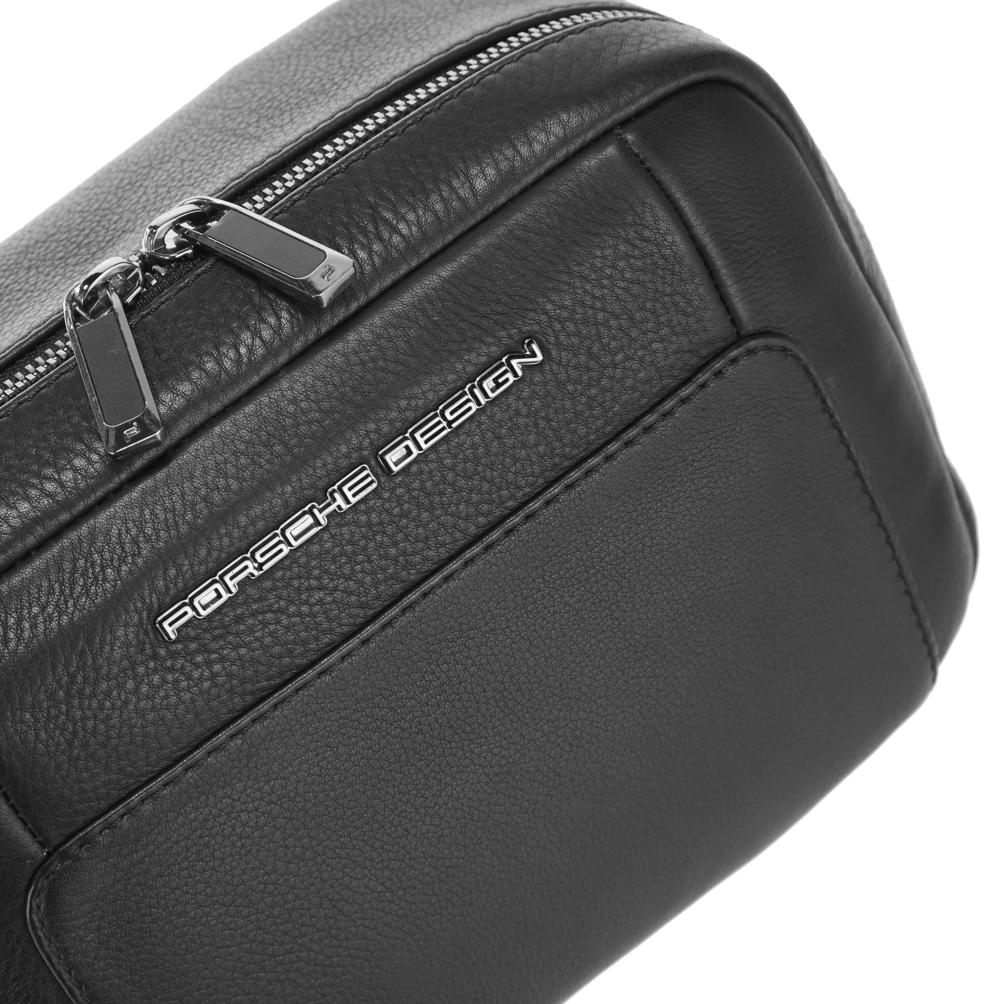 Porsche Design Roadster Leather Washbag 23 cm - Black