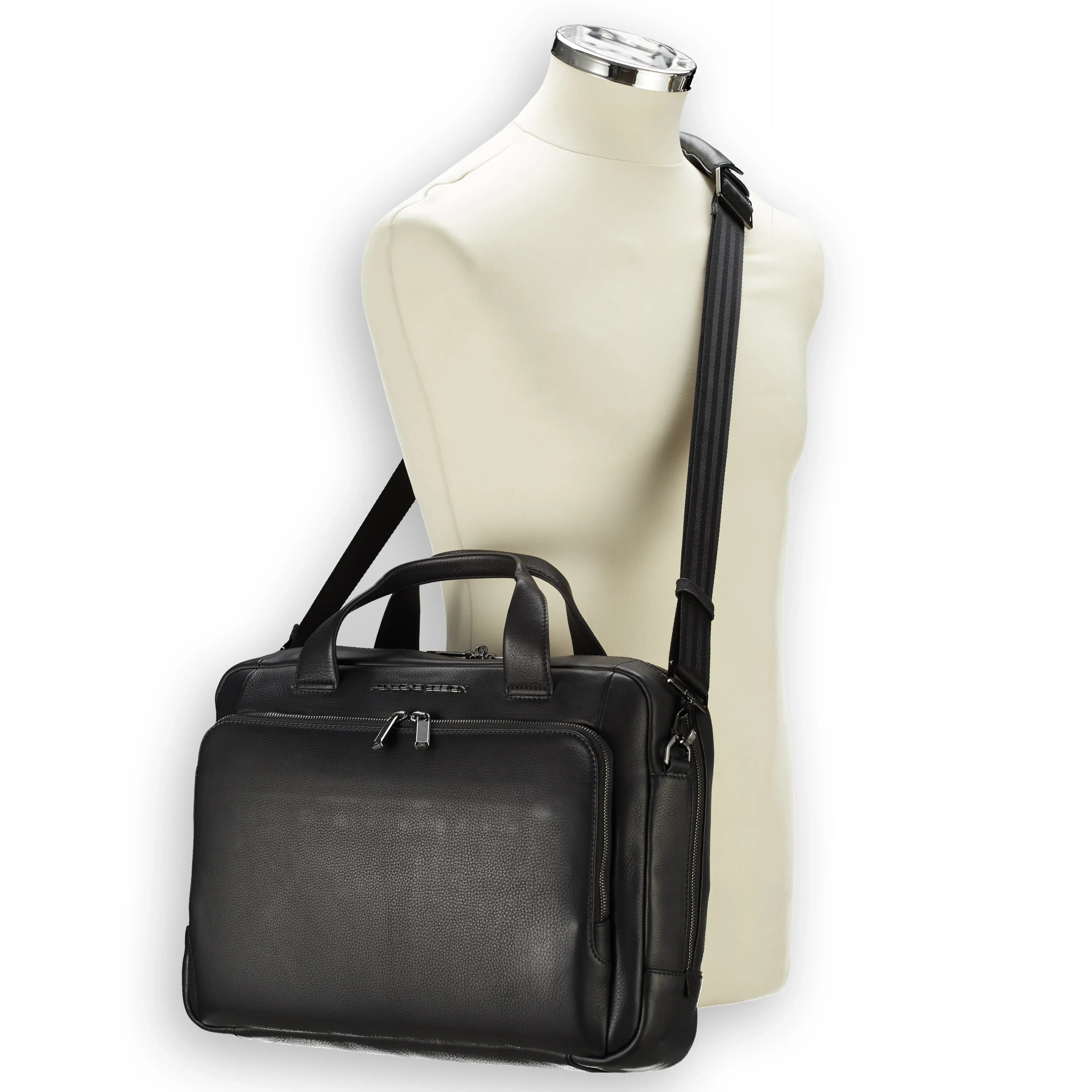 Porsche Design Roadster Leather Briefbag S 39 cm - Black